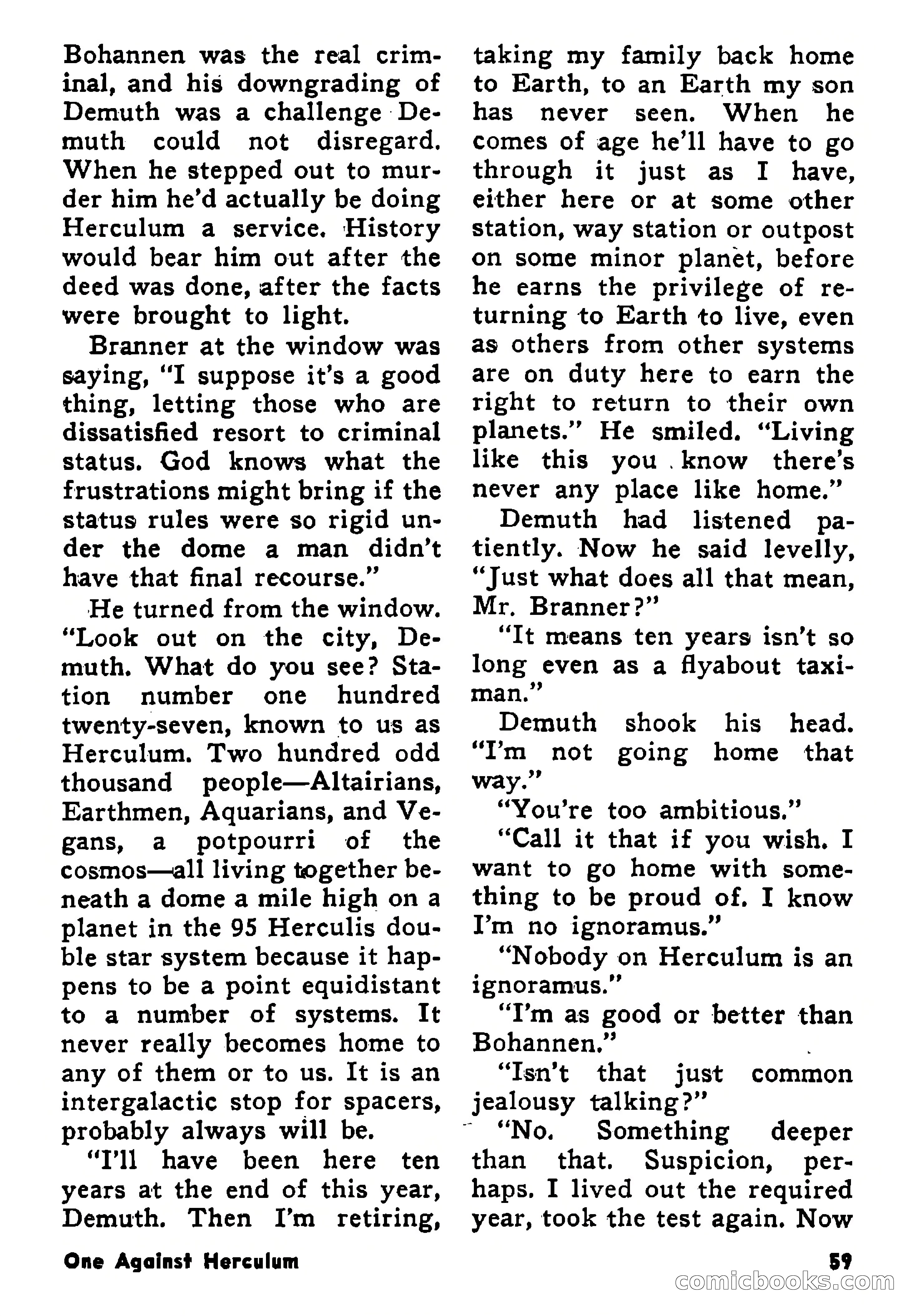 Science Fiction Adventures, January 1958 — page 59 of 133