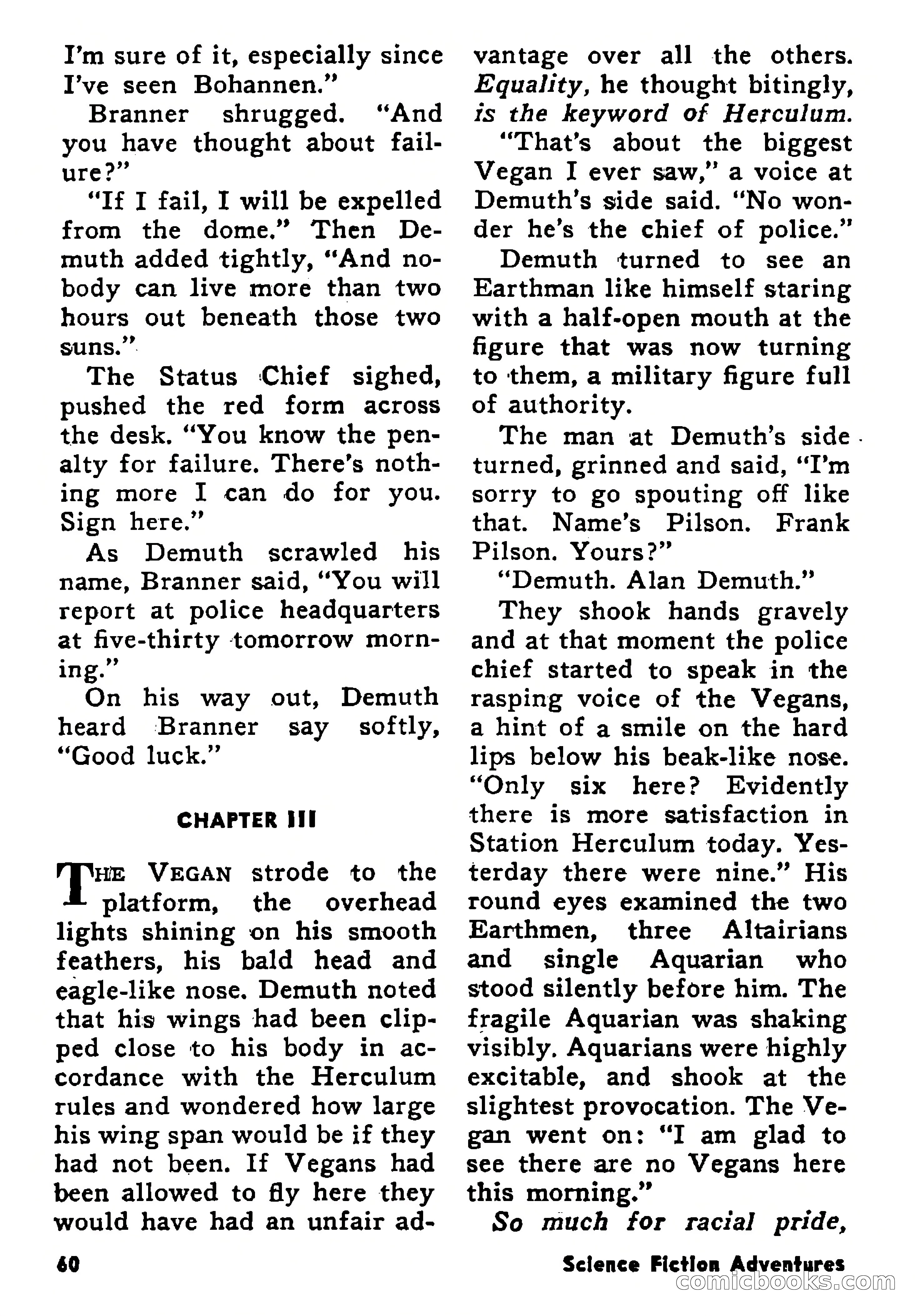 Science Fiction Adventures, January 1958 — page 60 of 133