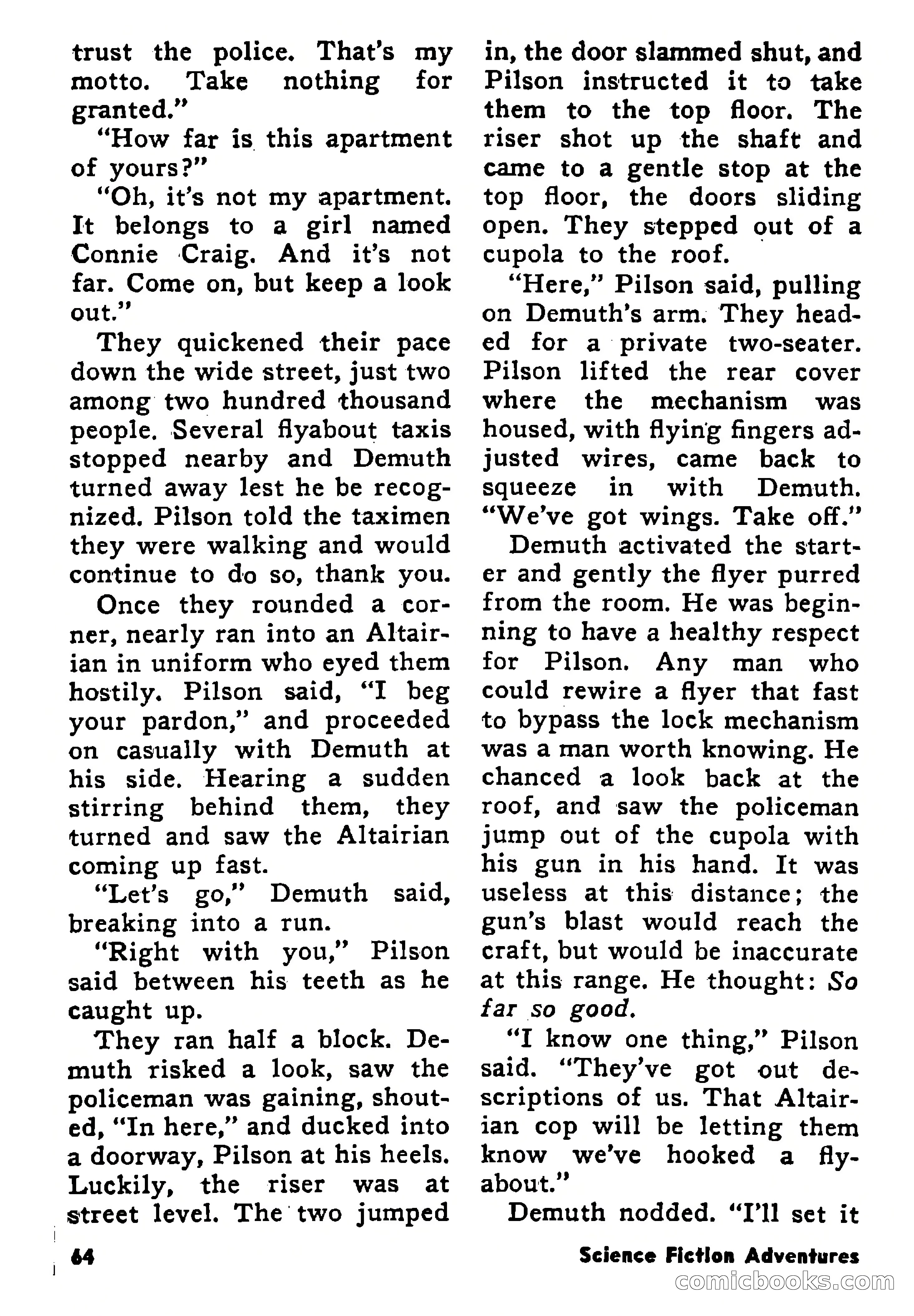 Science Fiction Adventures, January 1958 — page 64 of 133