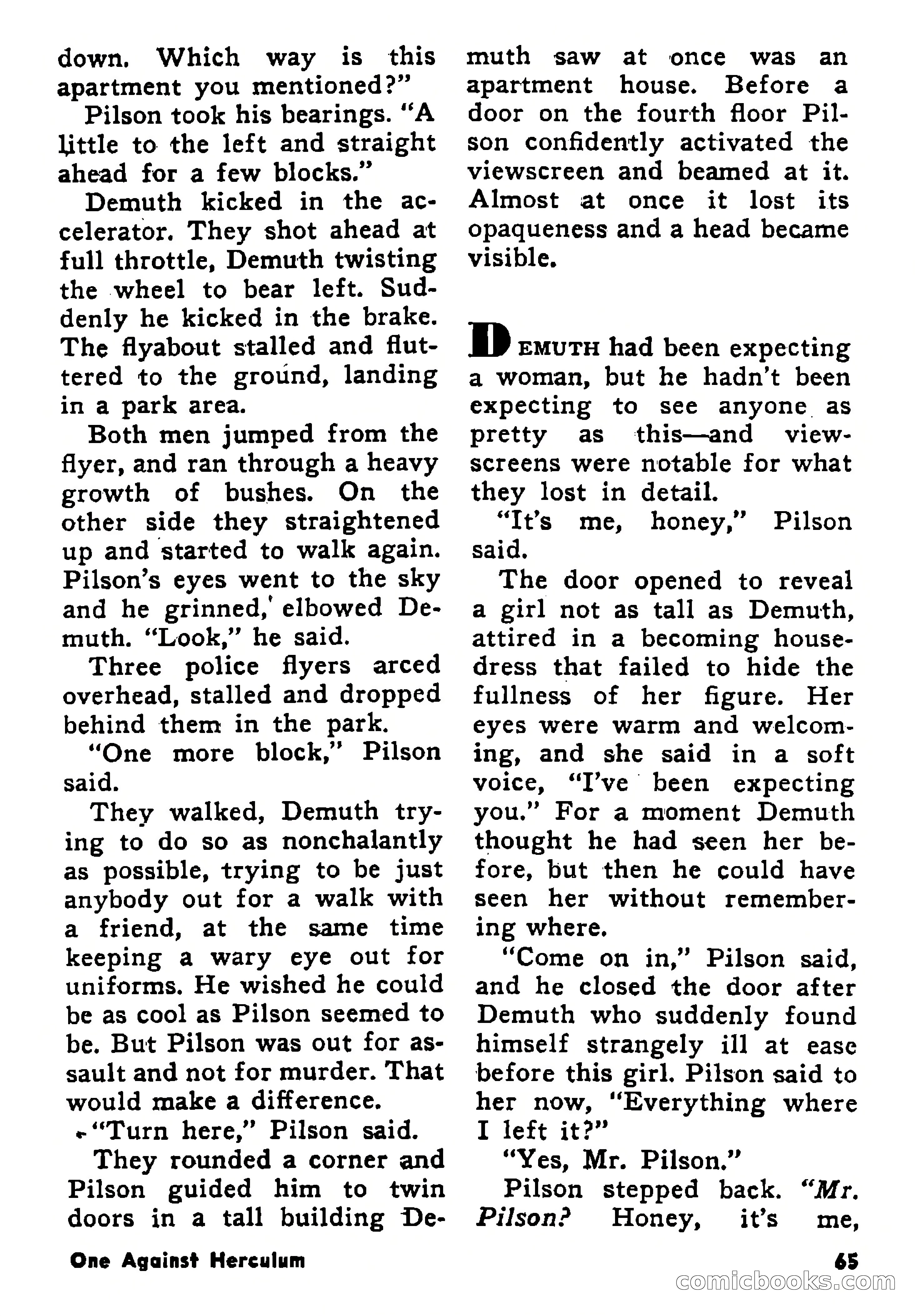 Science Fiction Adventures, January 1958 — page 65 of 133