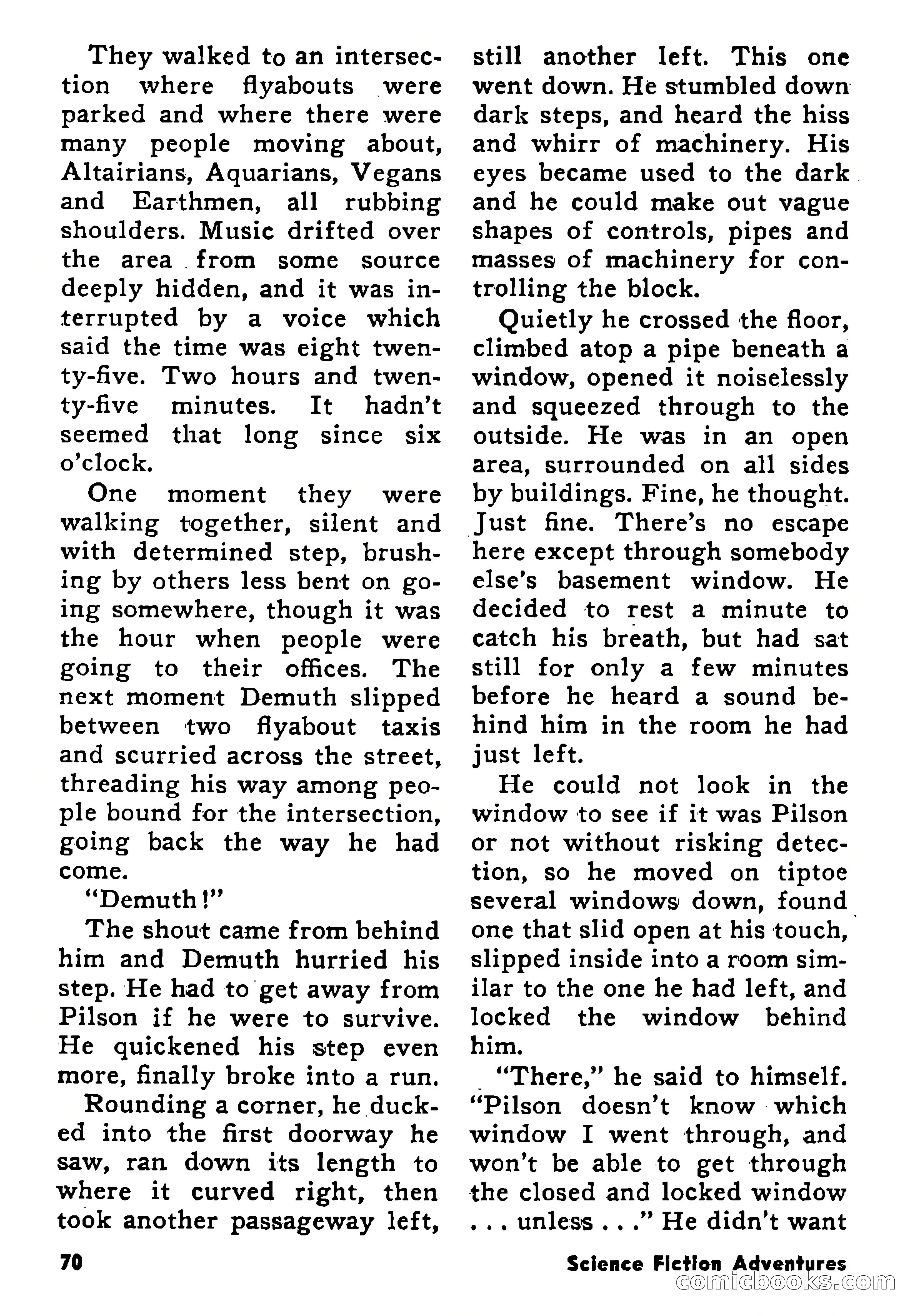 Science Fiction Adventures, January 1958 — page 70 of 133