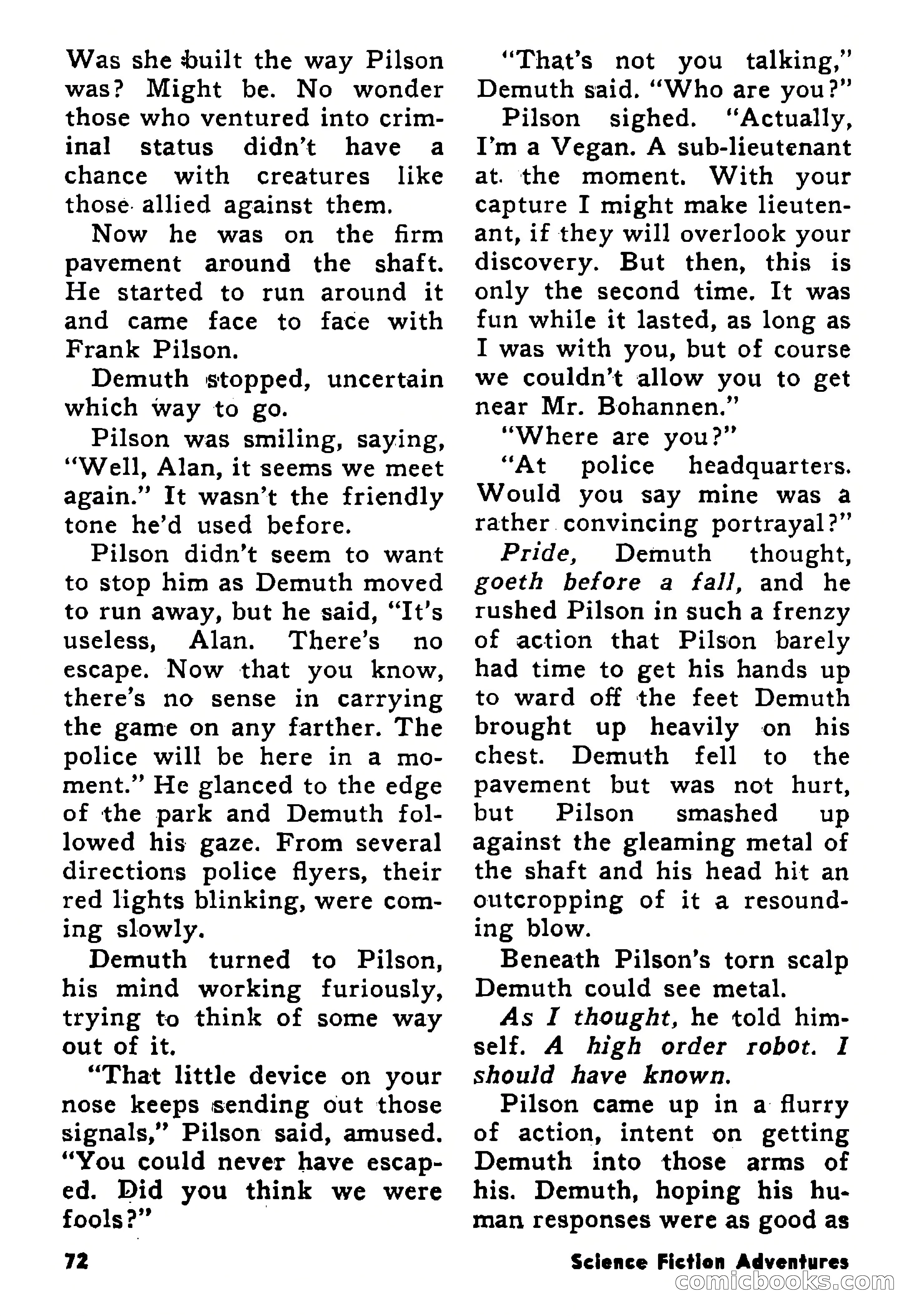 Science Fiction Adventures, January 1958 — page 72 of 133