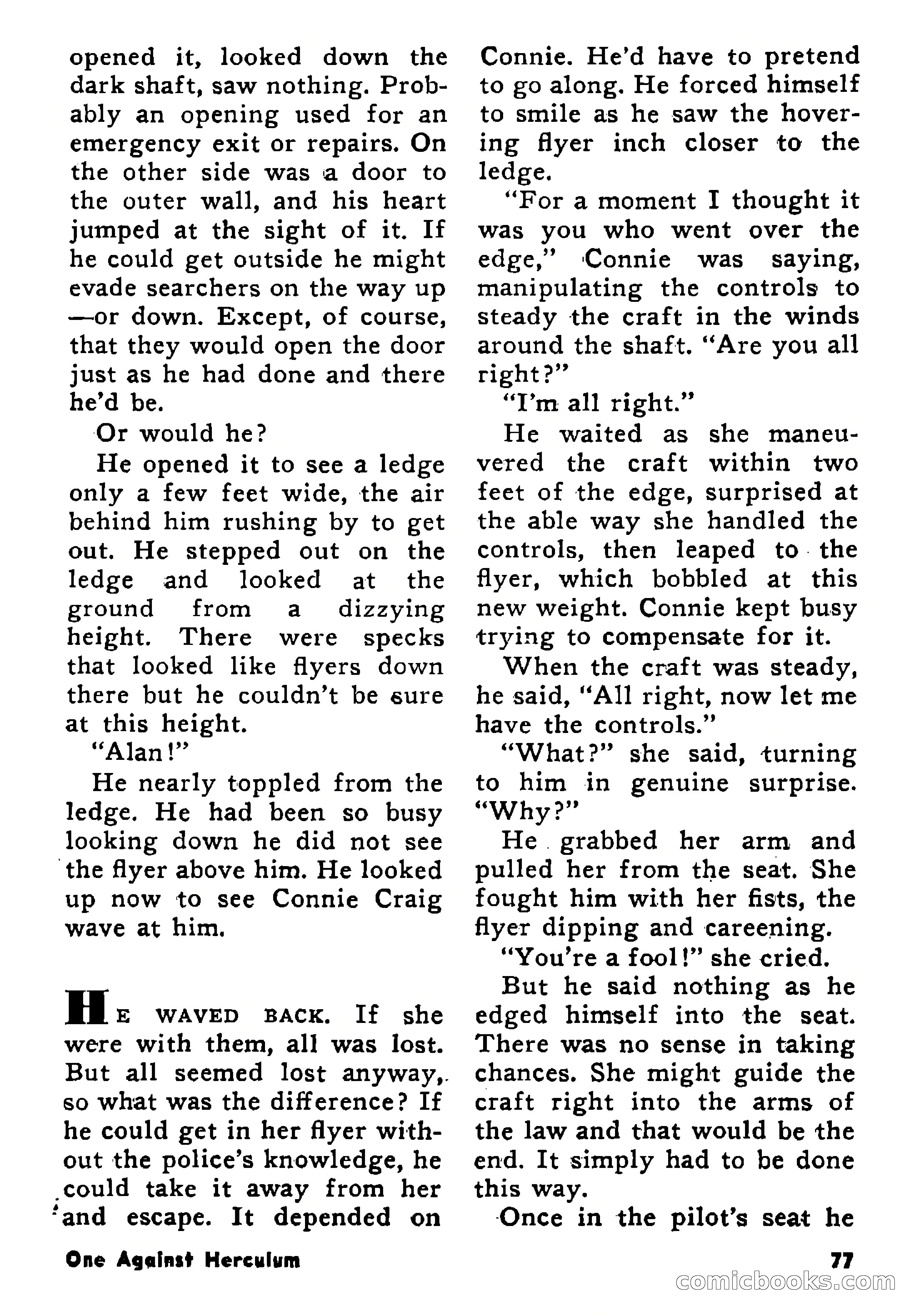 Science Fiction Adventures, January 1958 — page 77 of 133