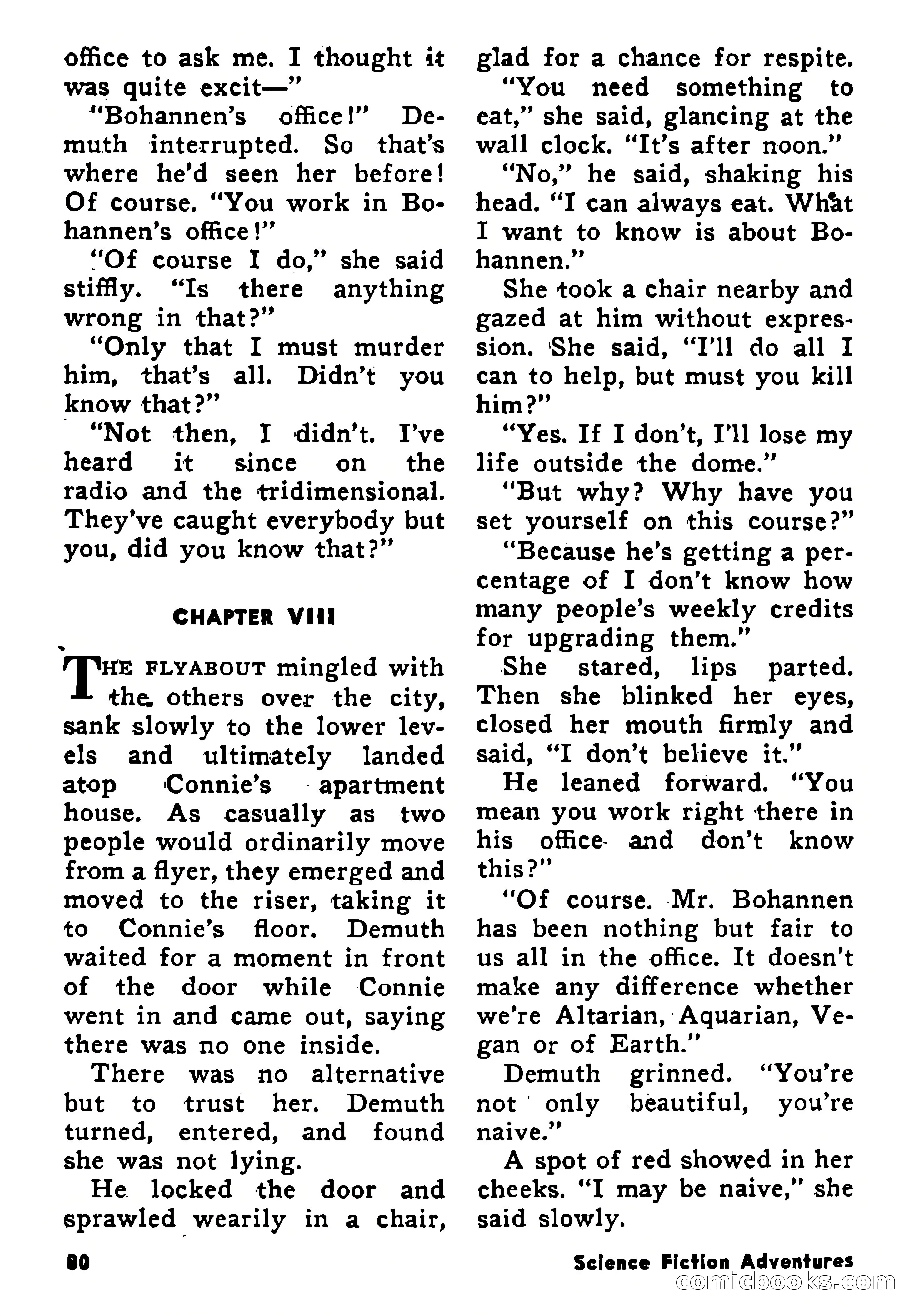 Science Fiction Adventures, January 1958 — page 80 of 133