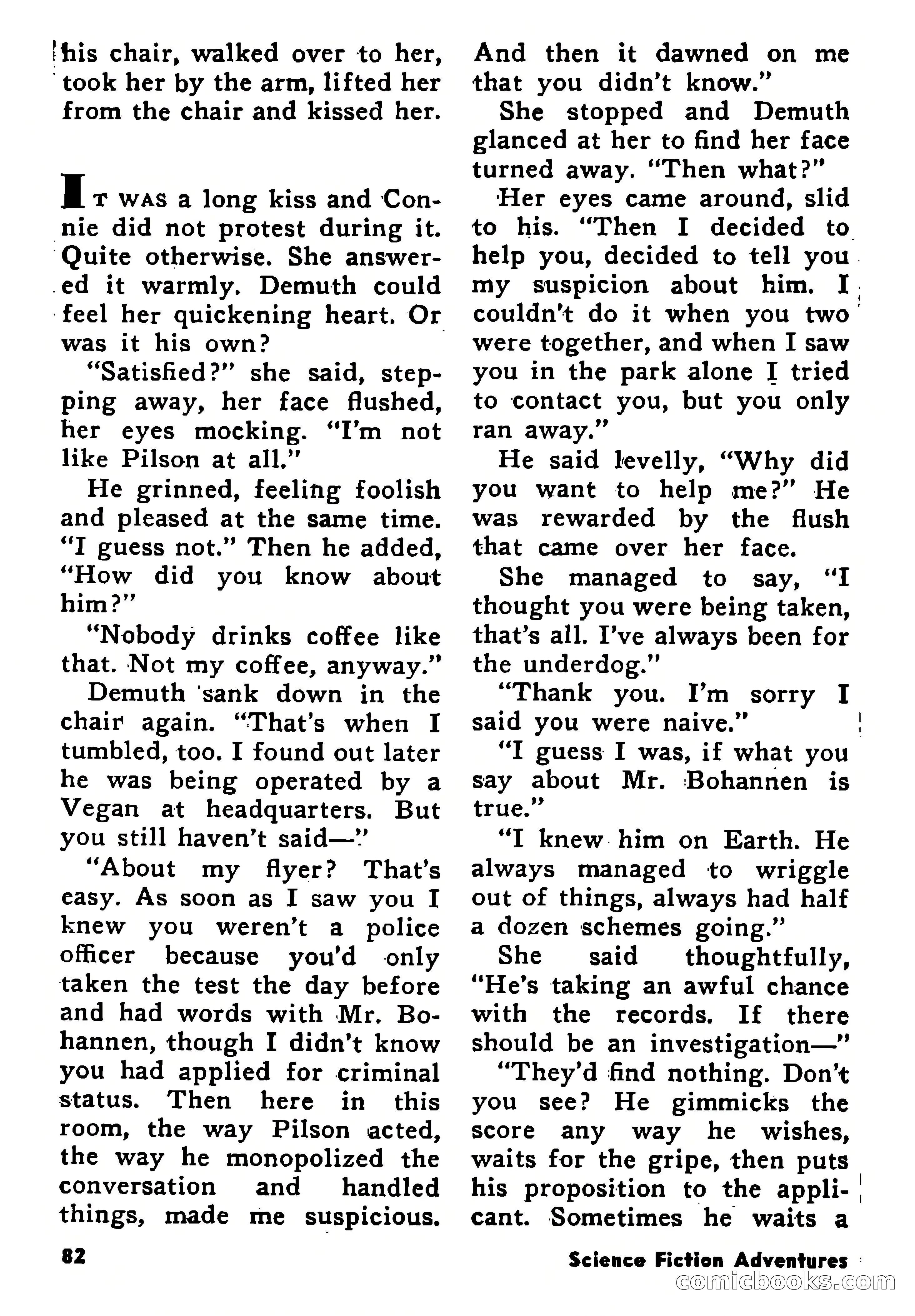 Science Fiction Adventures, January 1958 — page 82 of 133