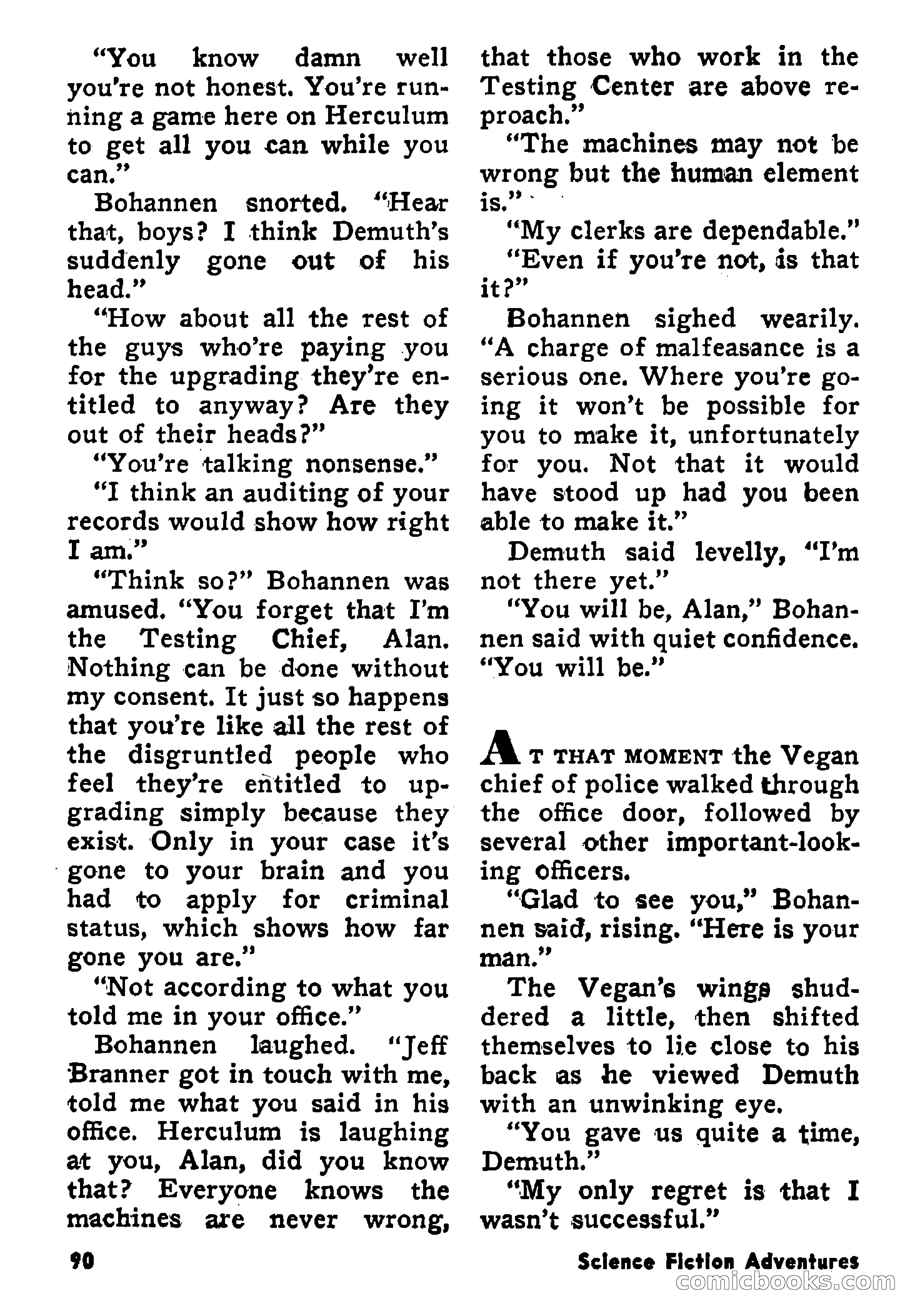 Science Fiction Adventures, January 1958 — page 90 of 133