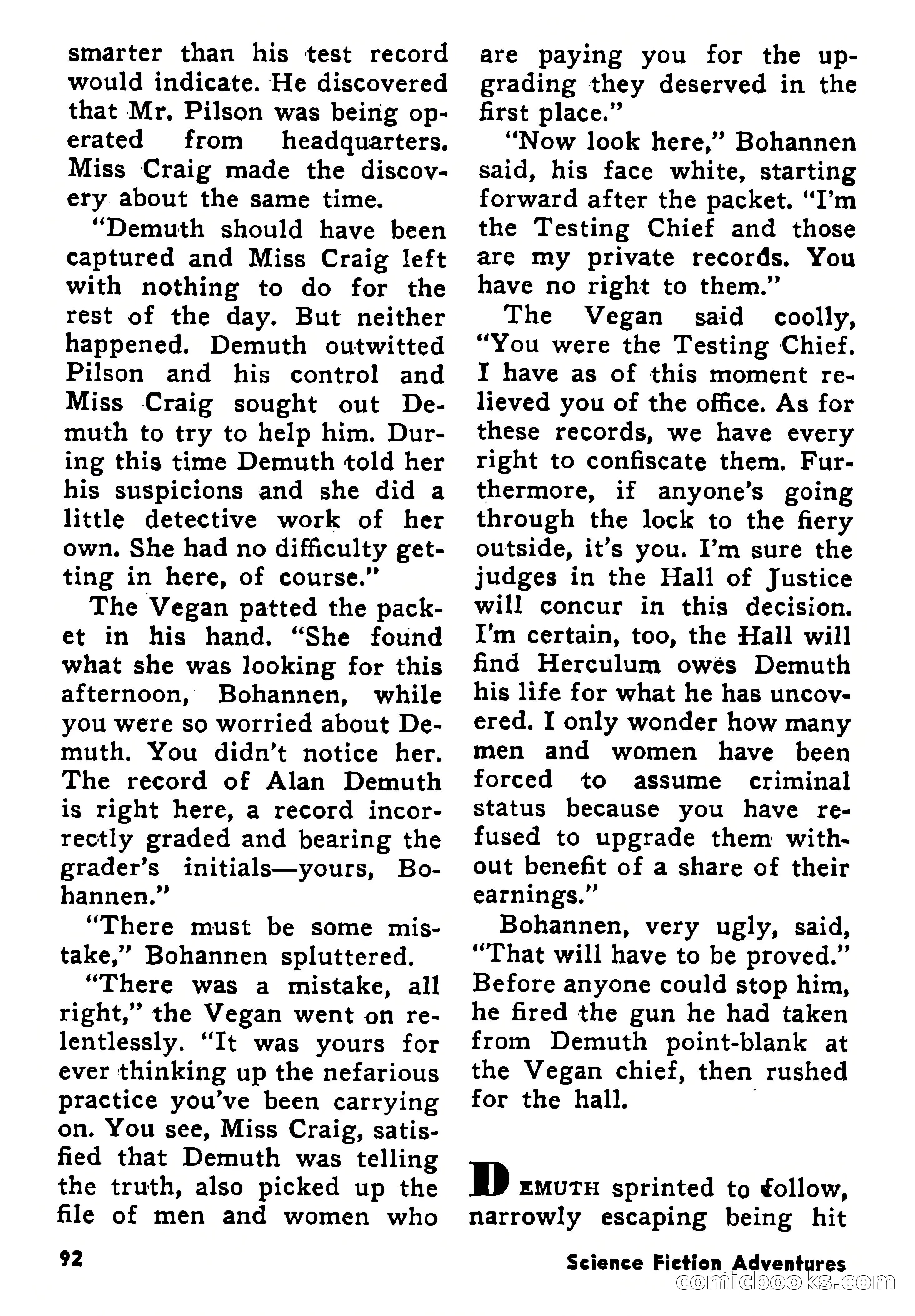 Science Fiction Adventures, January 1958 — page 92 of 133