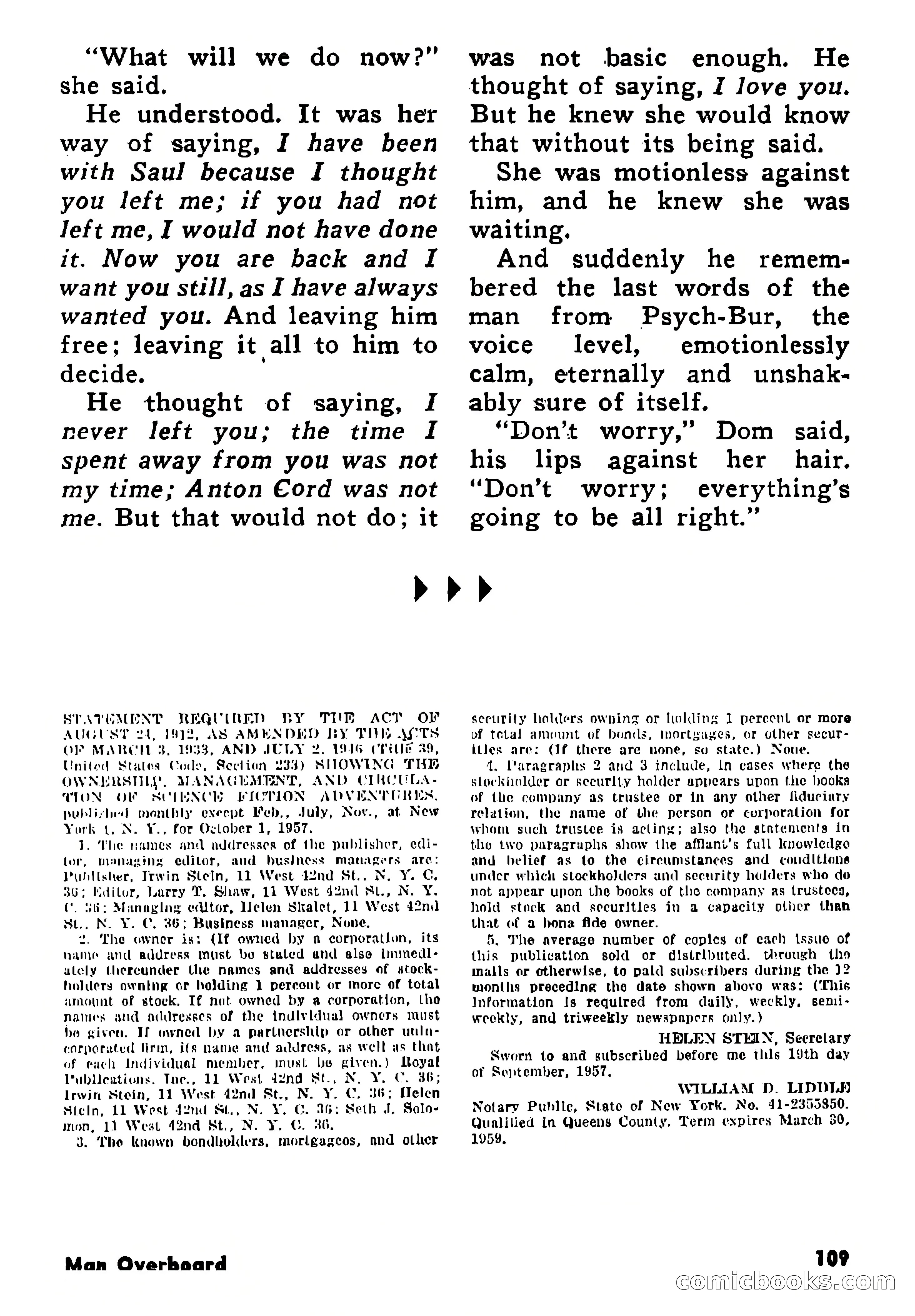 Science Fiction Adventures, January 1958 — page 109 of 133