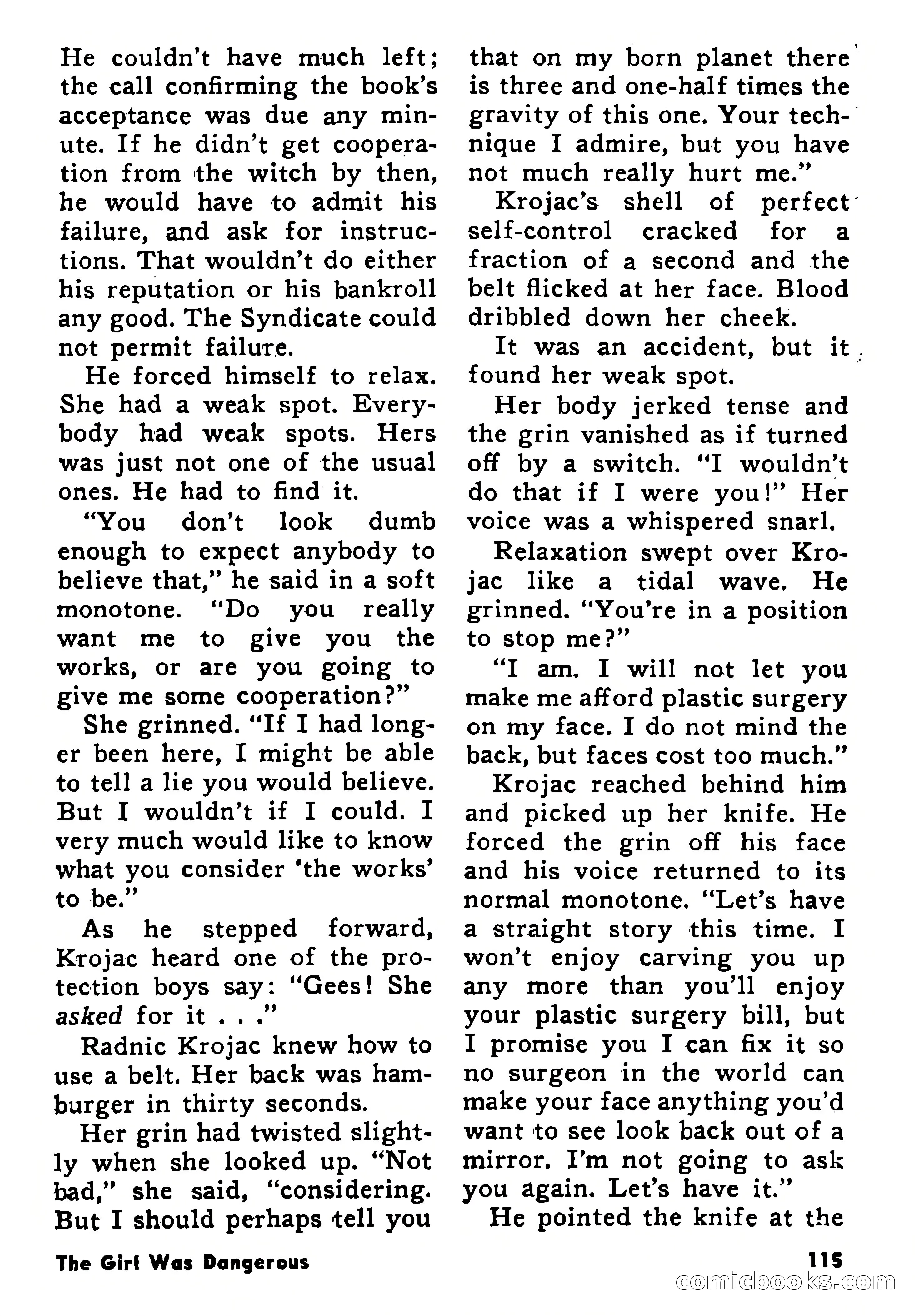 Science Fiction Adventures, January 1958 — page 115 of 133
