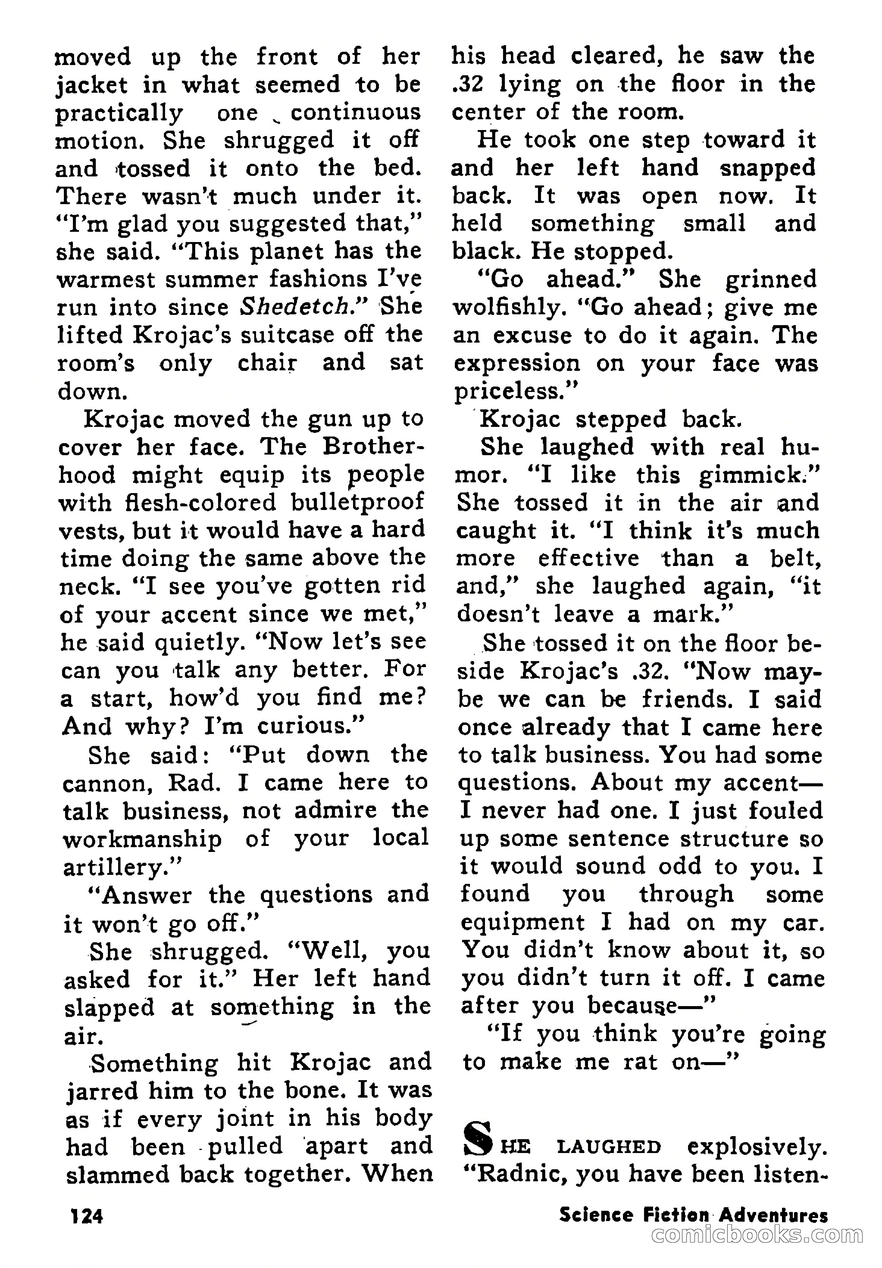 Science Fiction Adventures, January 1958 — page 124 of 133