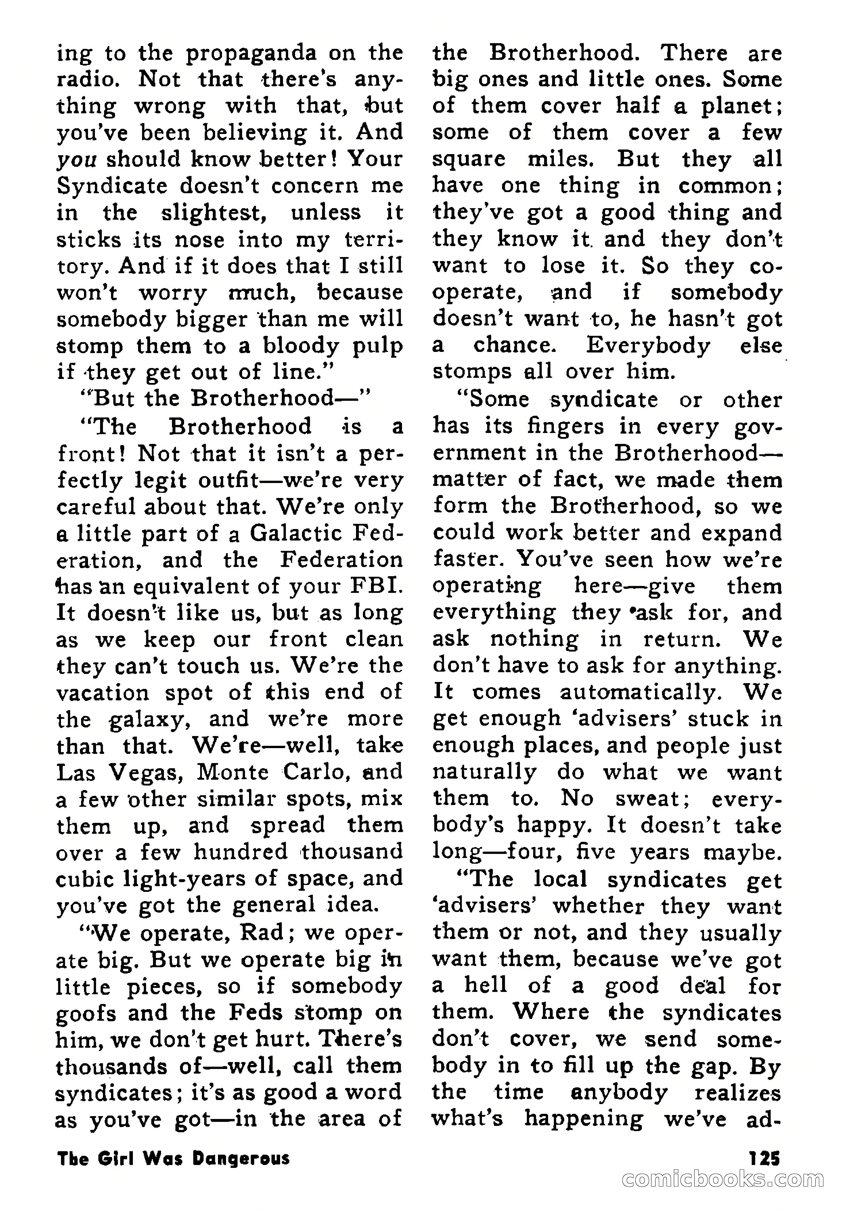 Science Fiction Adventures, January 1958 — page 125 of 133