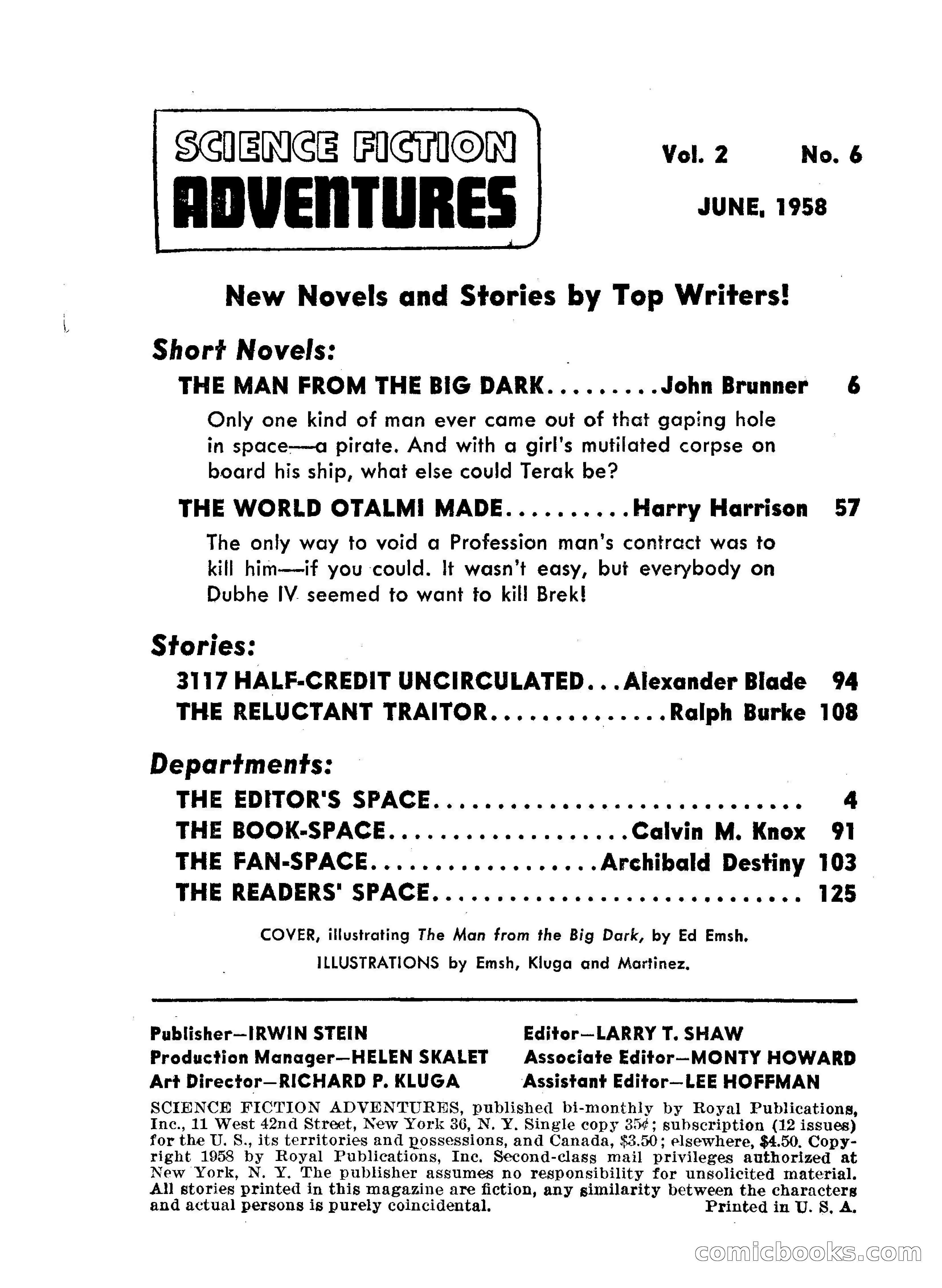 Science Fiction Adventures, June 1958 — page 3 of 133