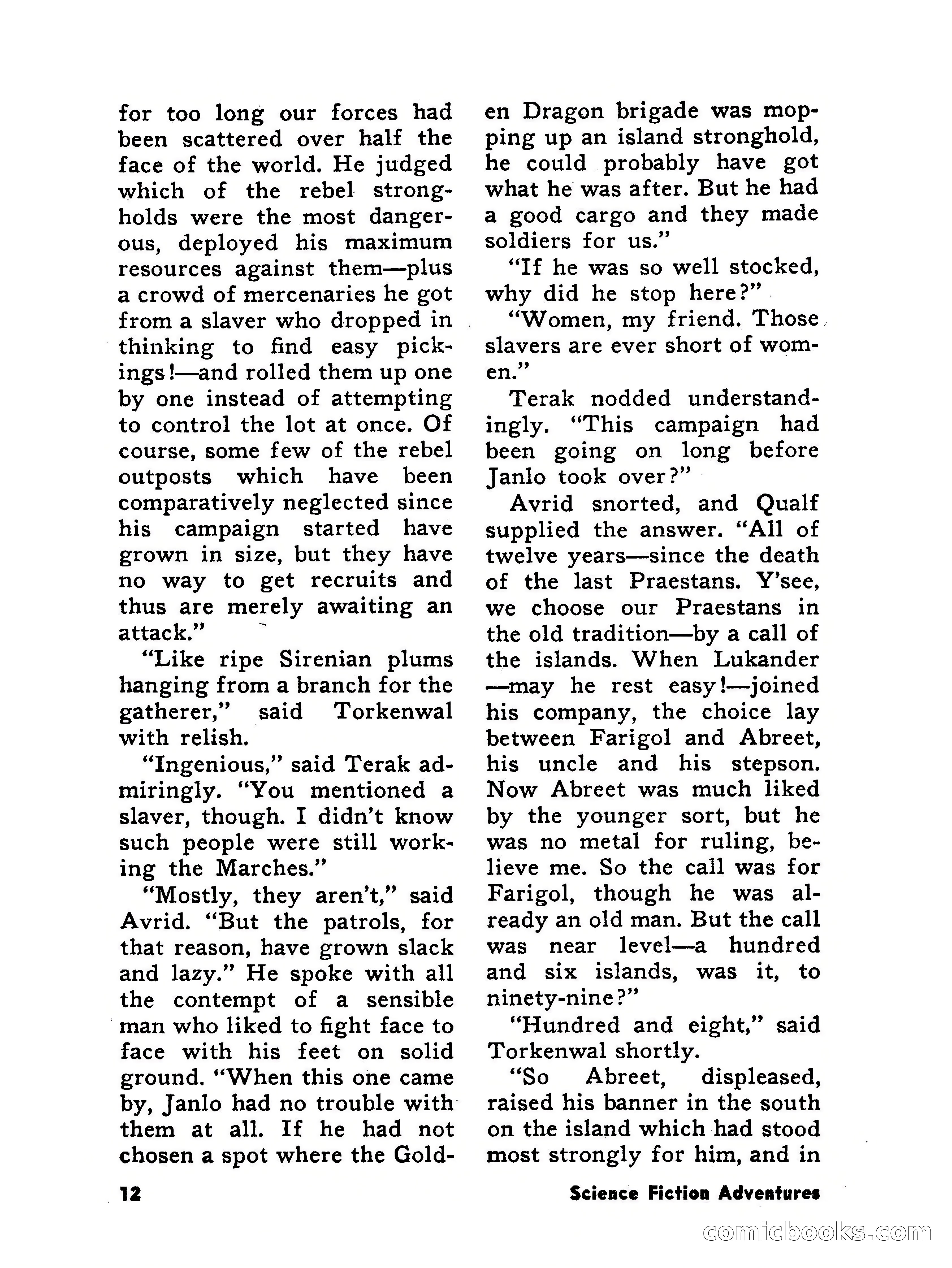 Science Fiction Adventures, June 1958 — page 12 of 133