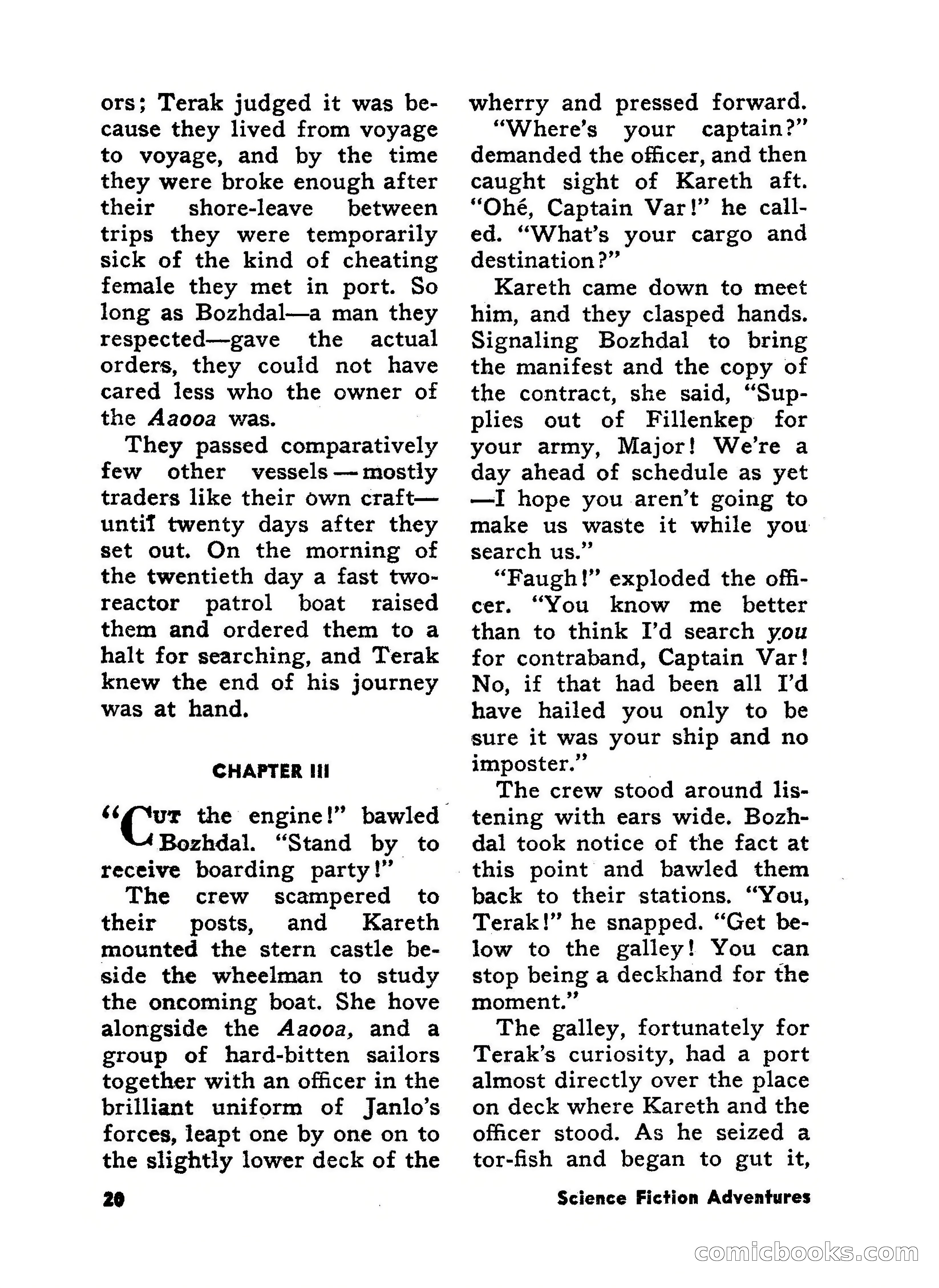 Science Fiction Adventures, June 1958 — page 20 of 133