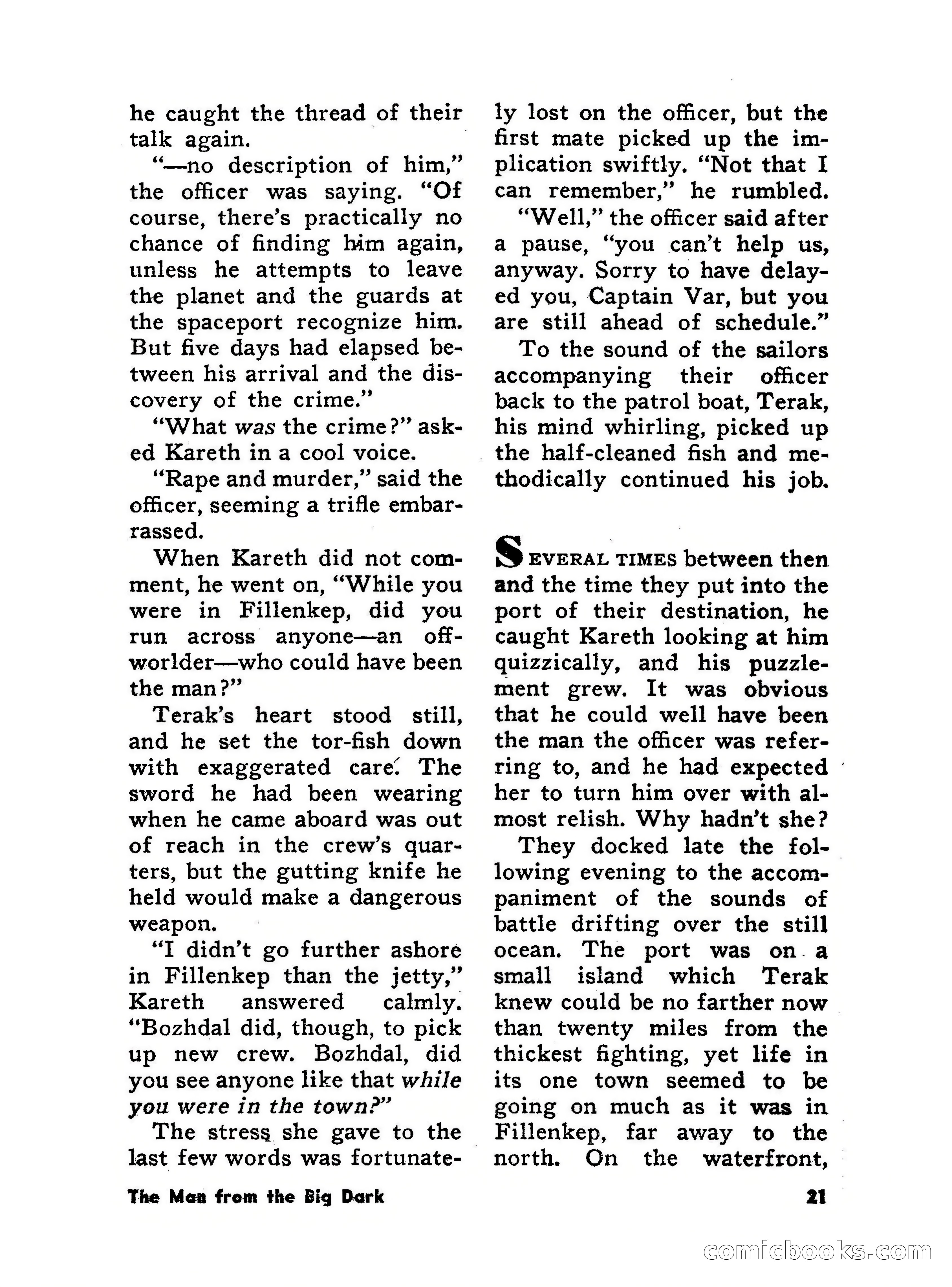 Science Fiction Adventures, June 1958 — page 21 of 133