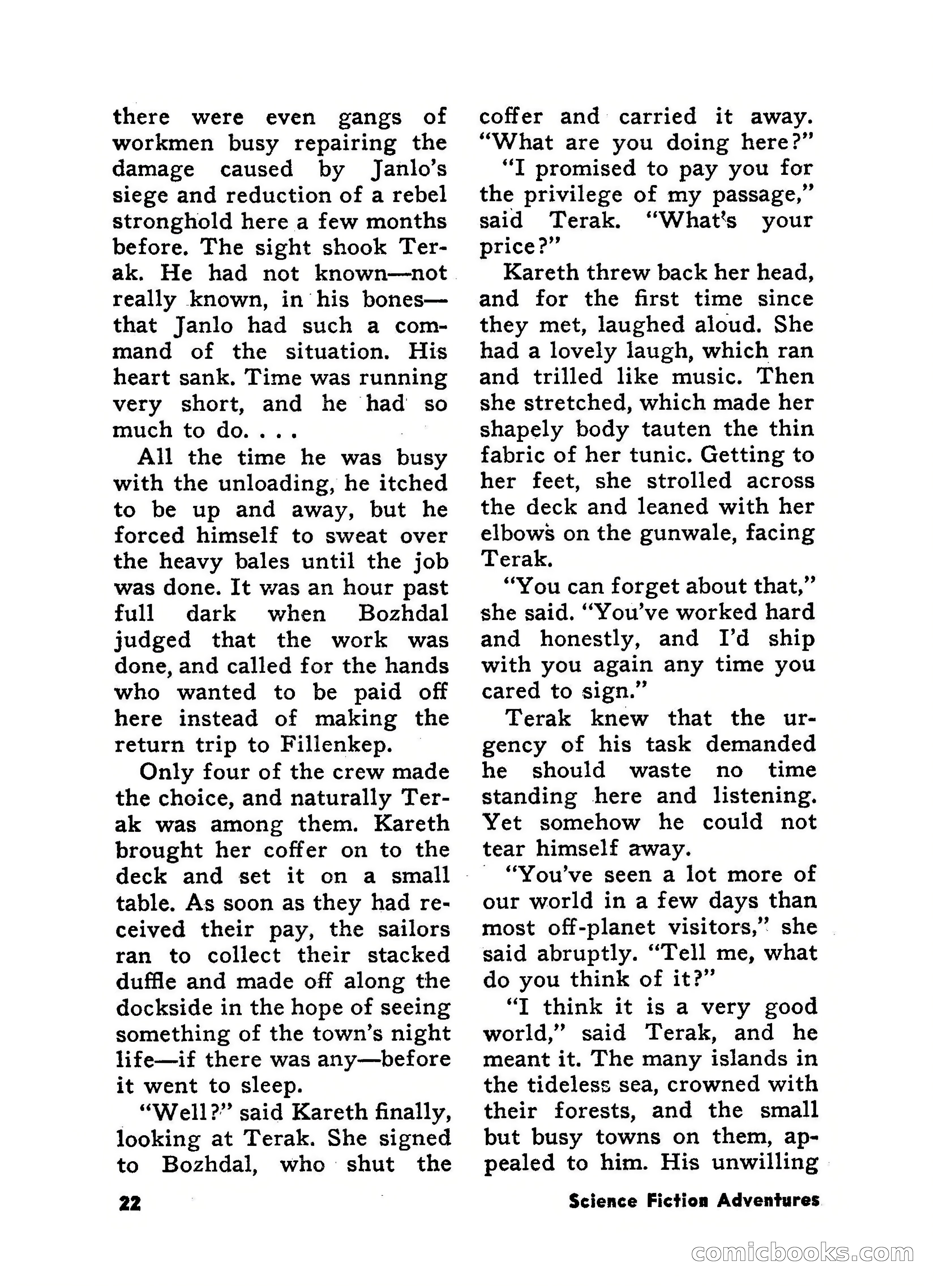Science Fiction Adventures, June 1958 — page 22 of 133