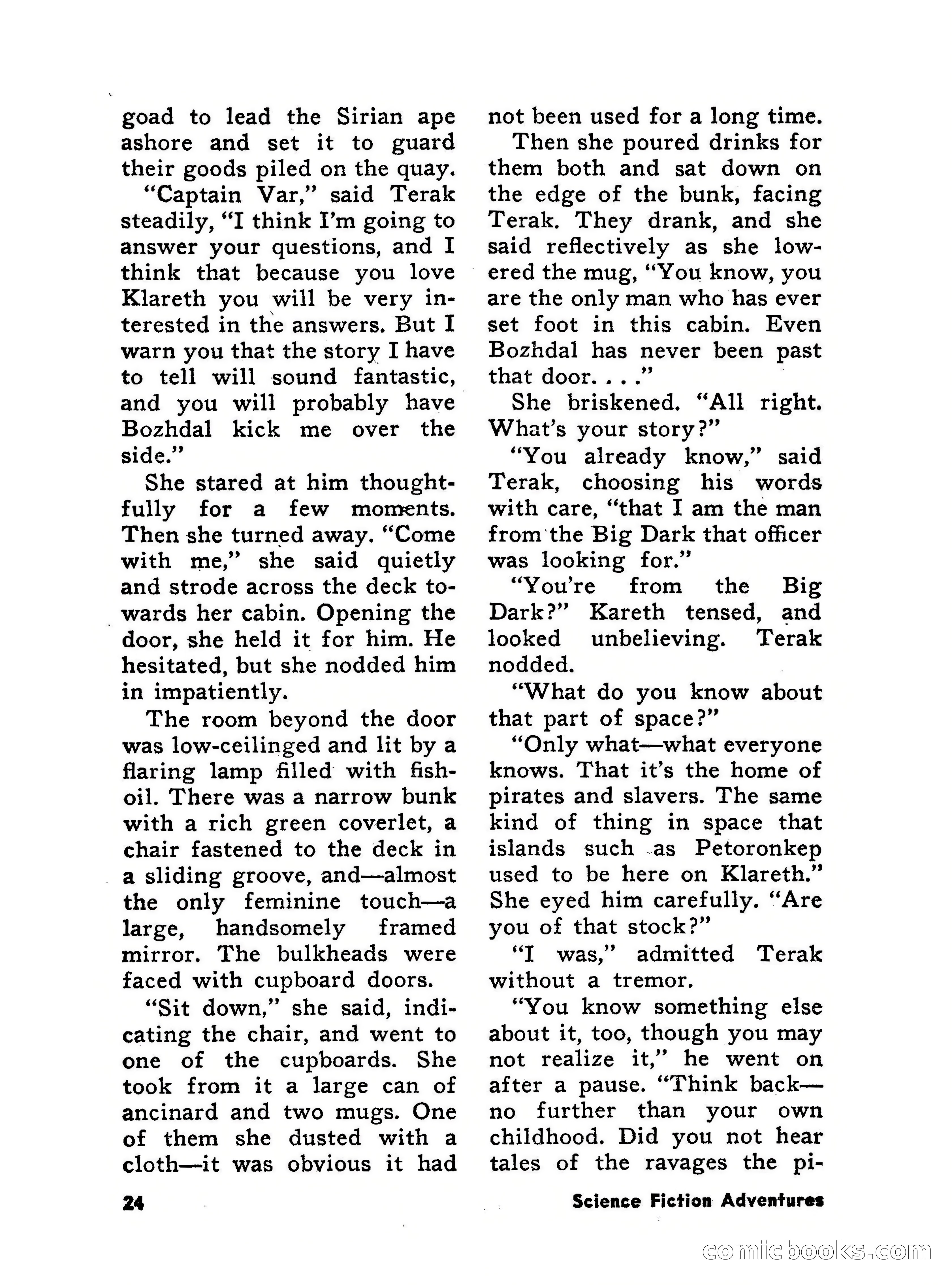 Science Fiction Adventures, June 1958 — page 24 of 133