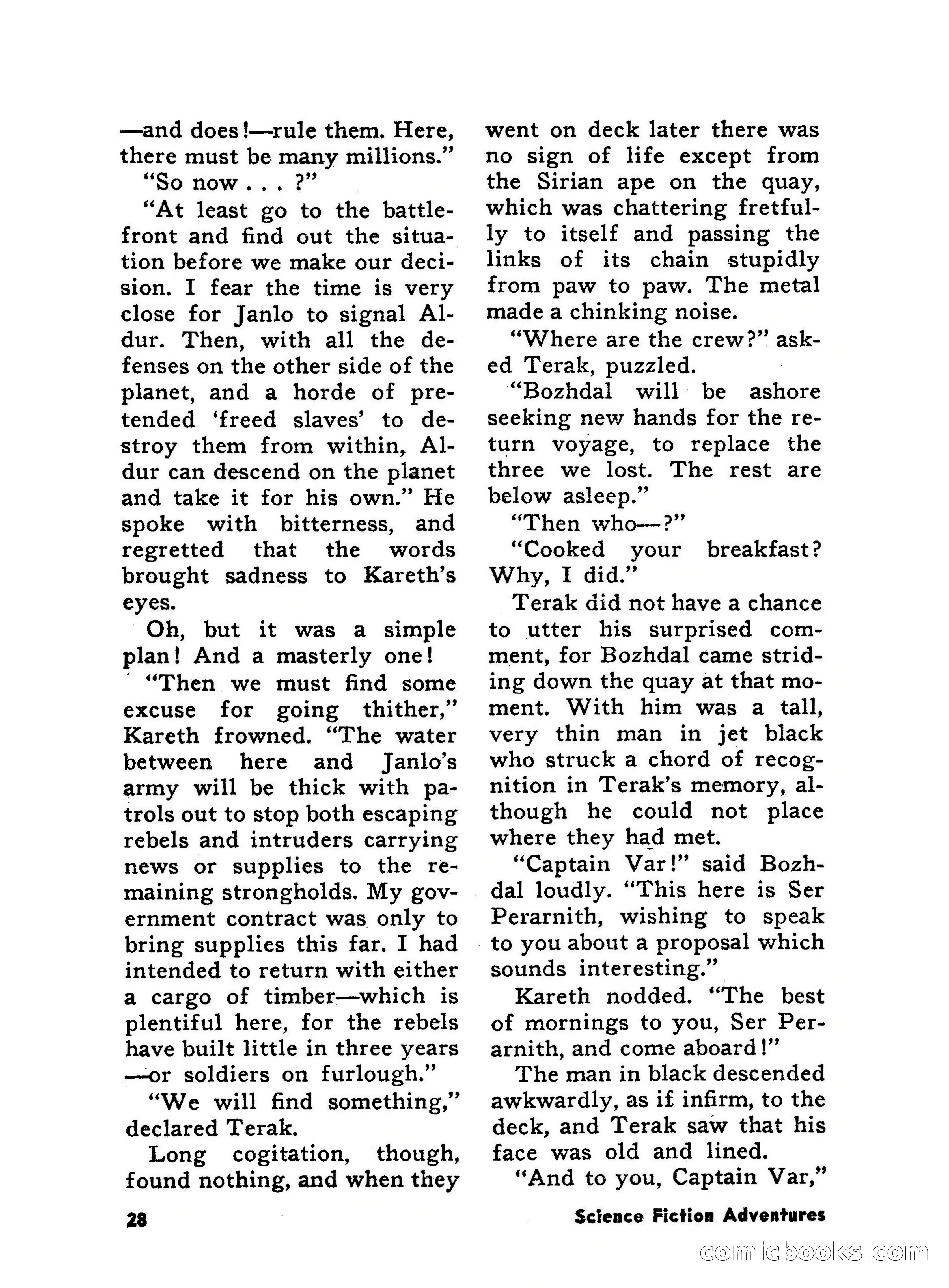 Science Fiction Adventures, June 1958 — page 28 of 133