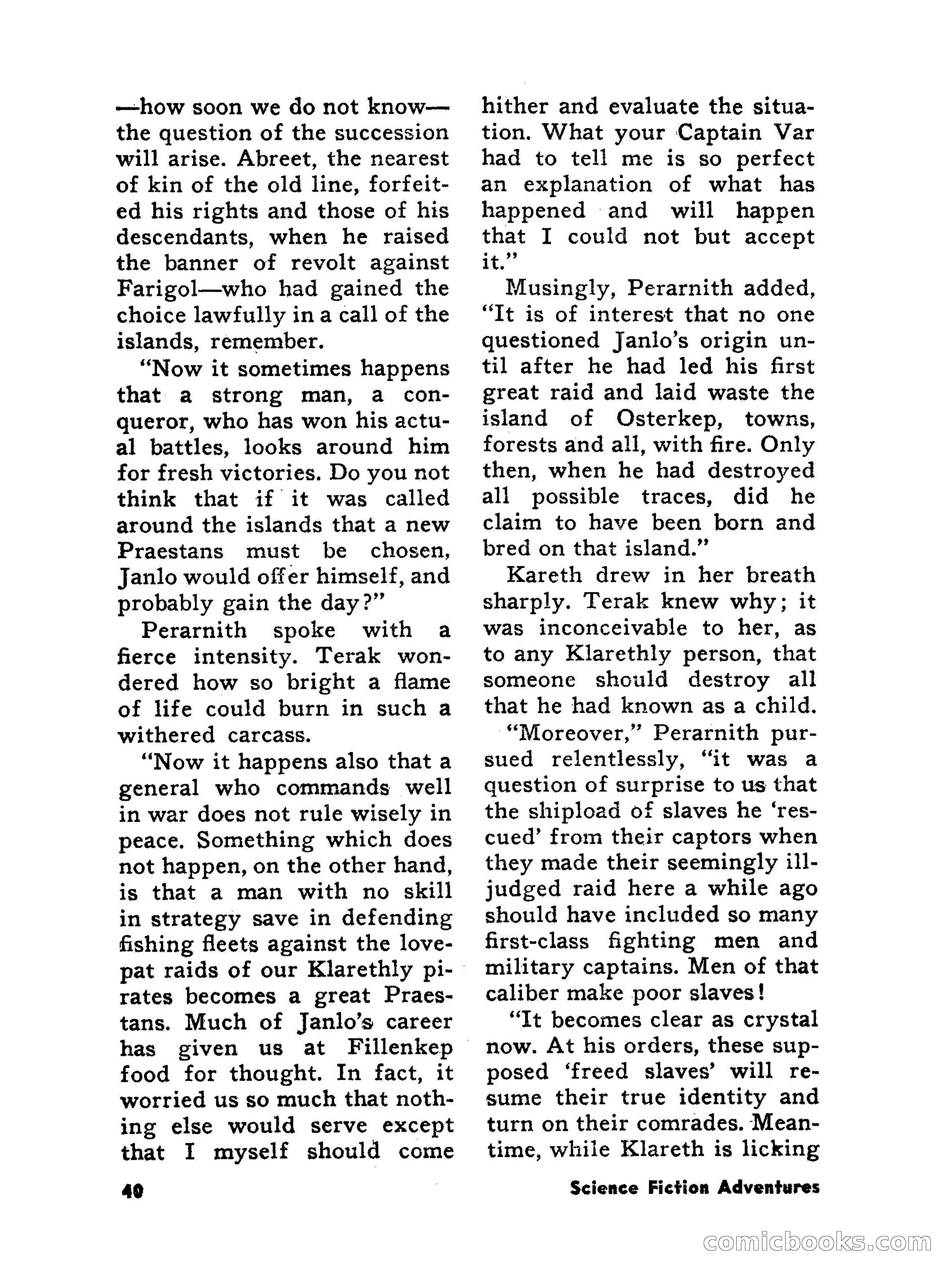 Science Fiction Adventures, June 1958 — page 40 of 133