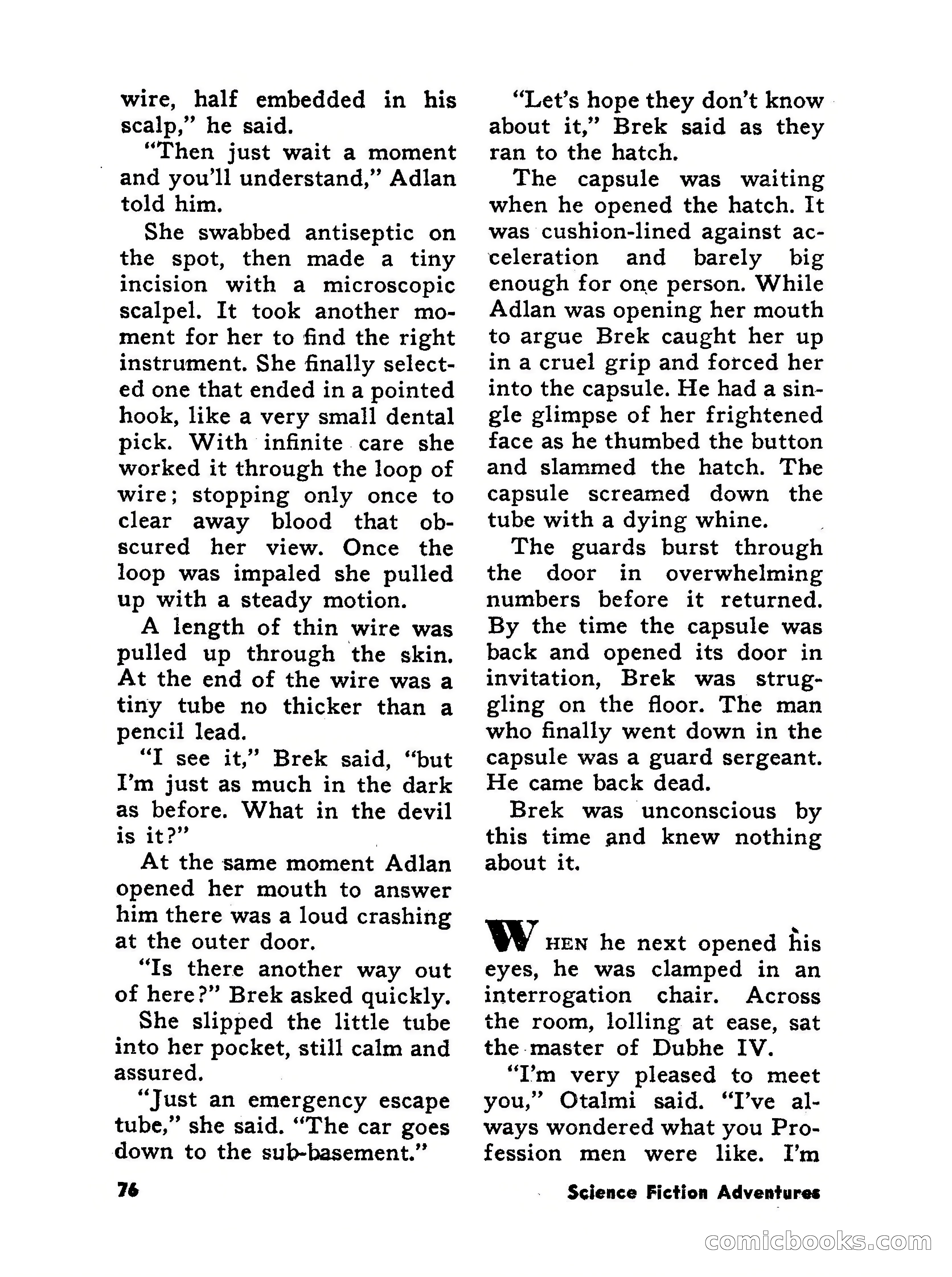 Science Fiction Adventures, June 1958 — page 76 of 133