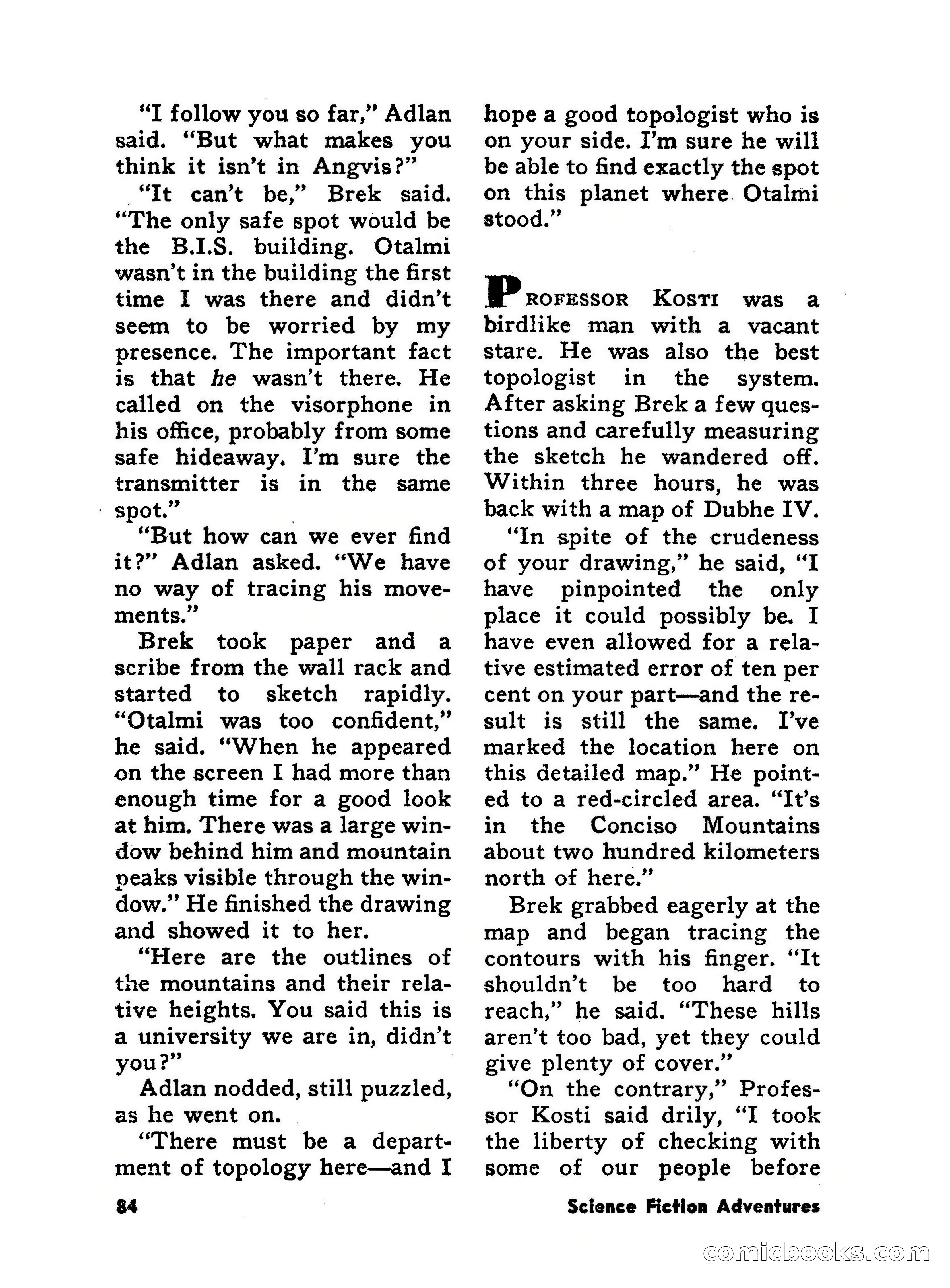 Science Fiction Adventures, June 1958 — page 84 of 133