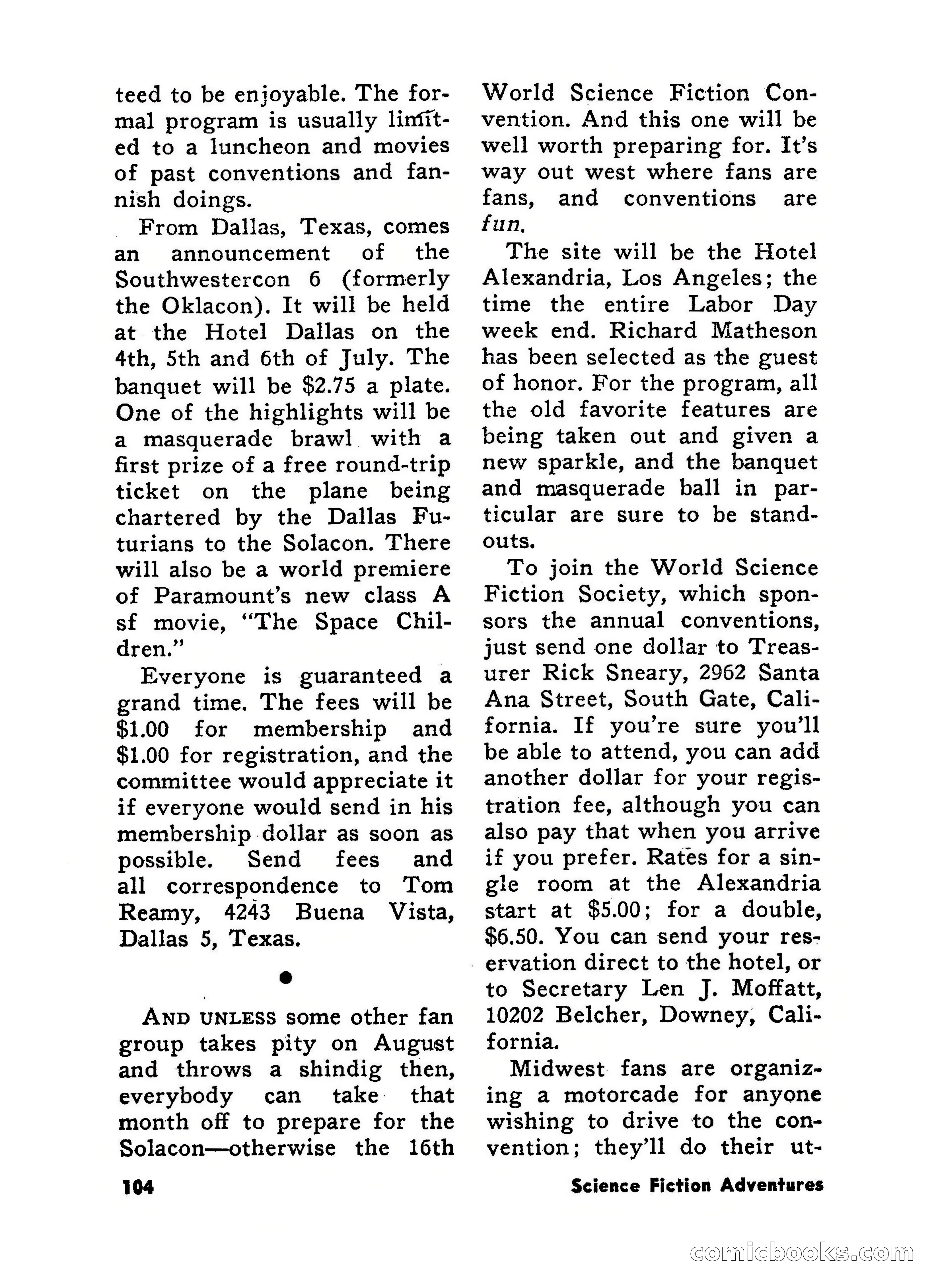 Science Fiction Adventures, June 1958 — page 104 of 133