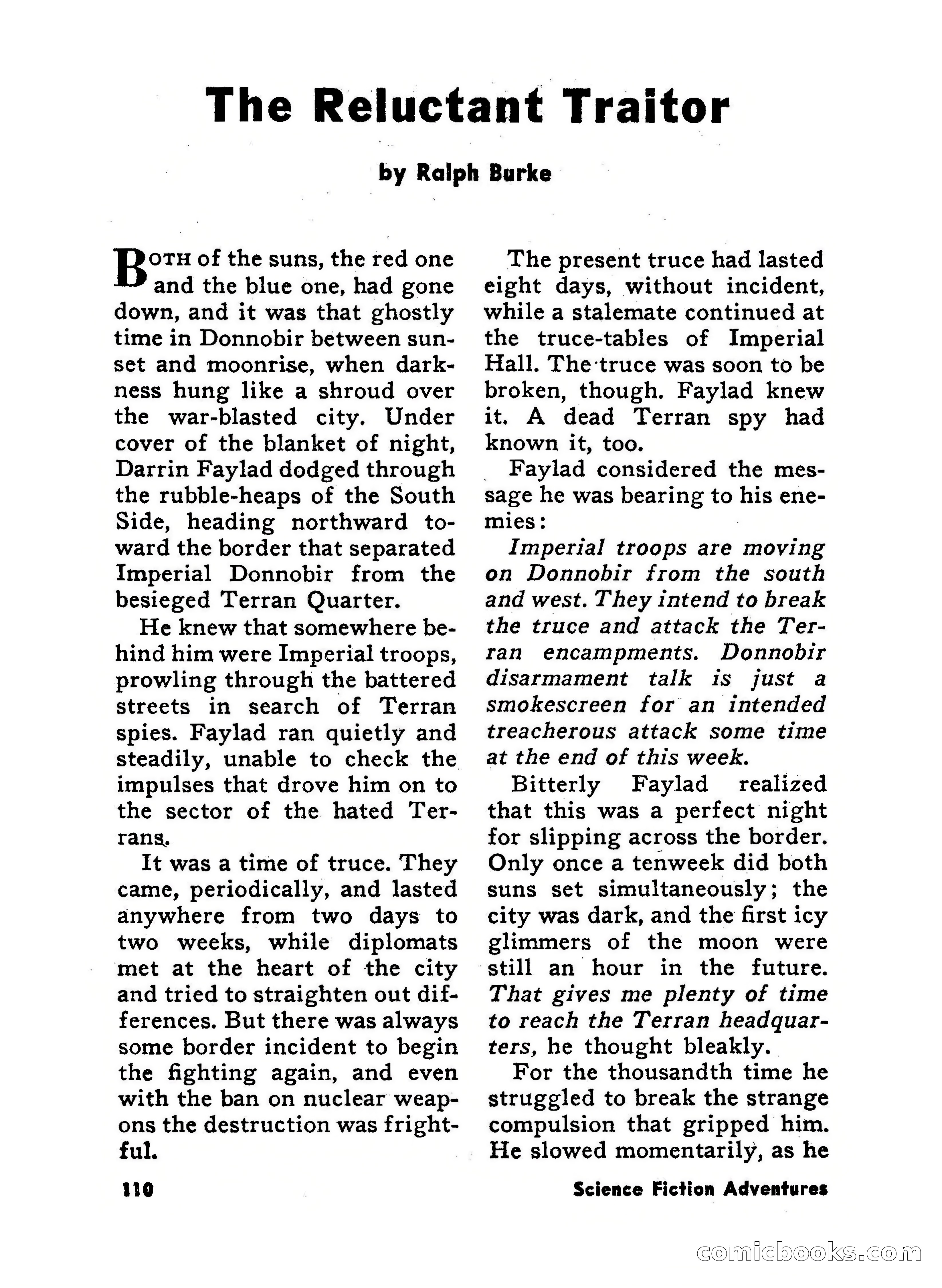 Science Fiction Adventures, June 1958 — page 110 of 133