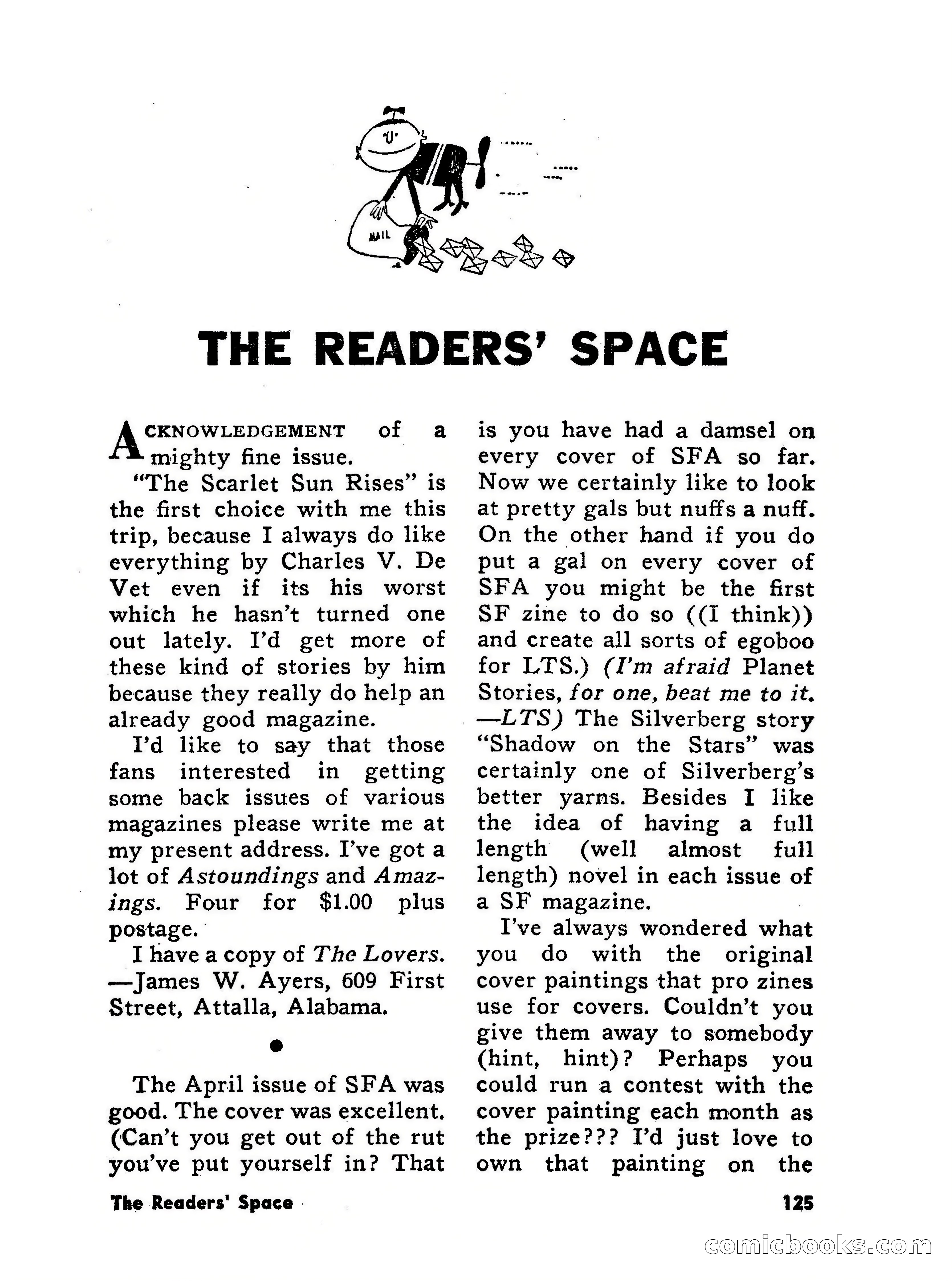 Science Fiction Adventures, June 1958 — page 125 of 133