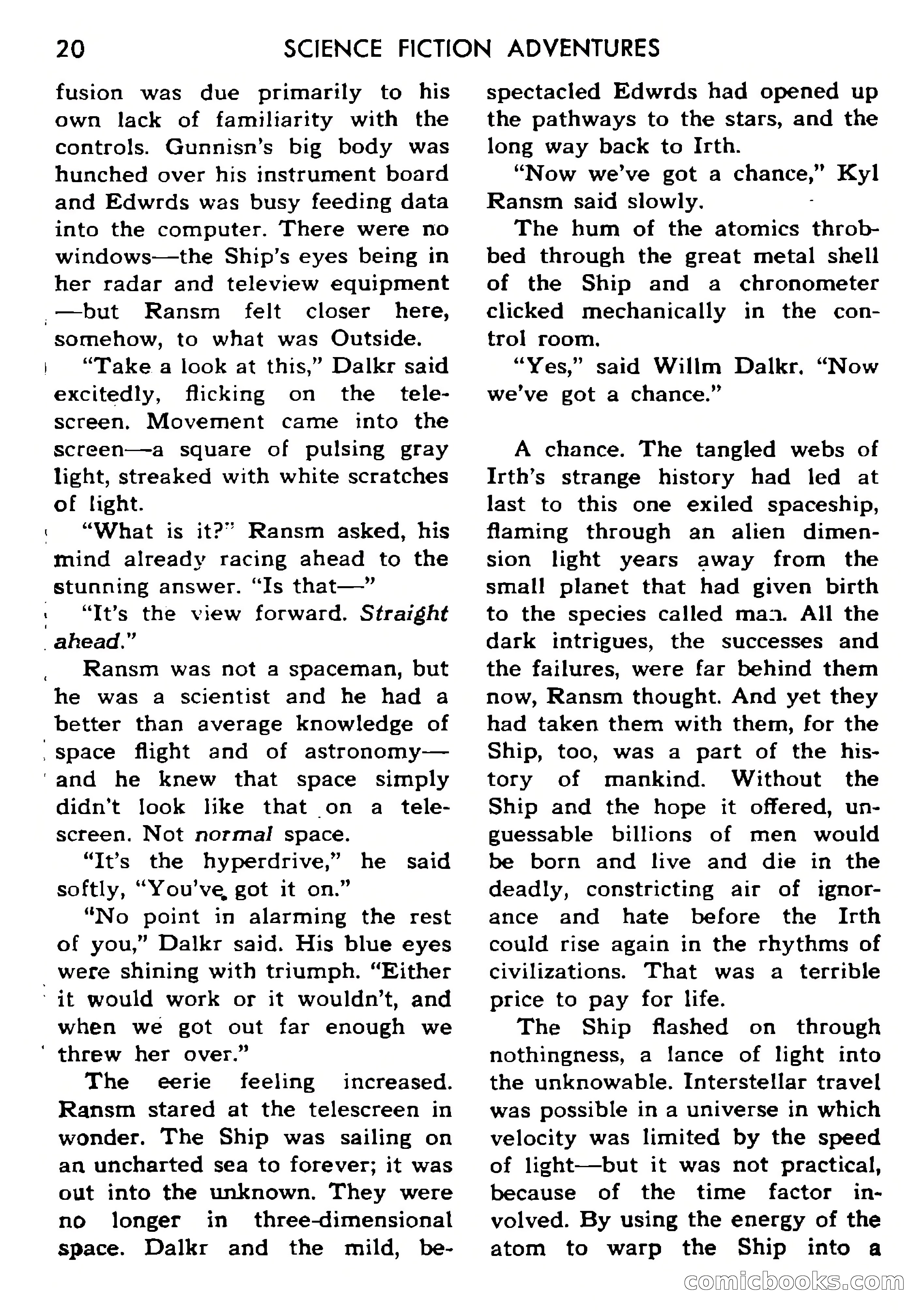 Science Fiction Adventures, Vol. 1, No. 1 — page 23 of 166