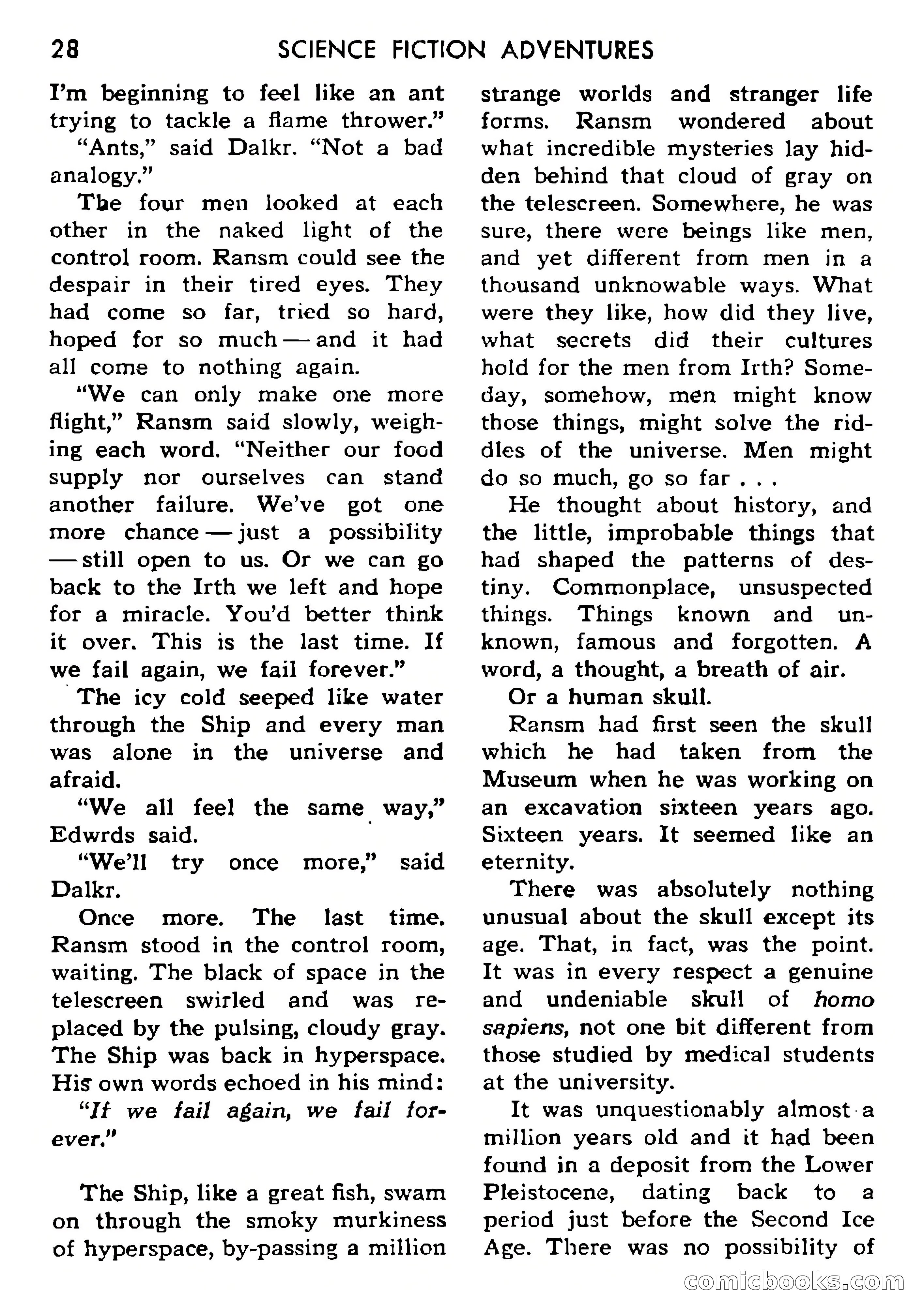 Science Fiction Adventures, Vol. 1, No. 1 — page 31 of 166