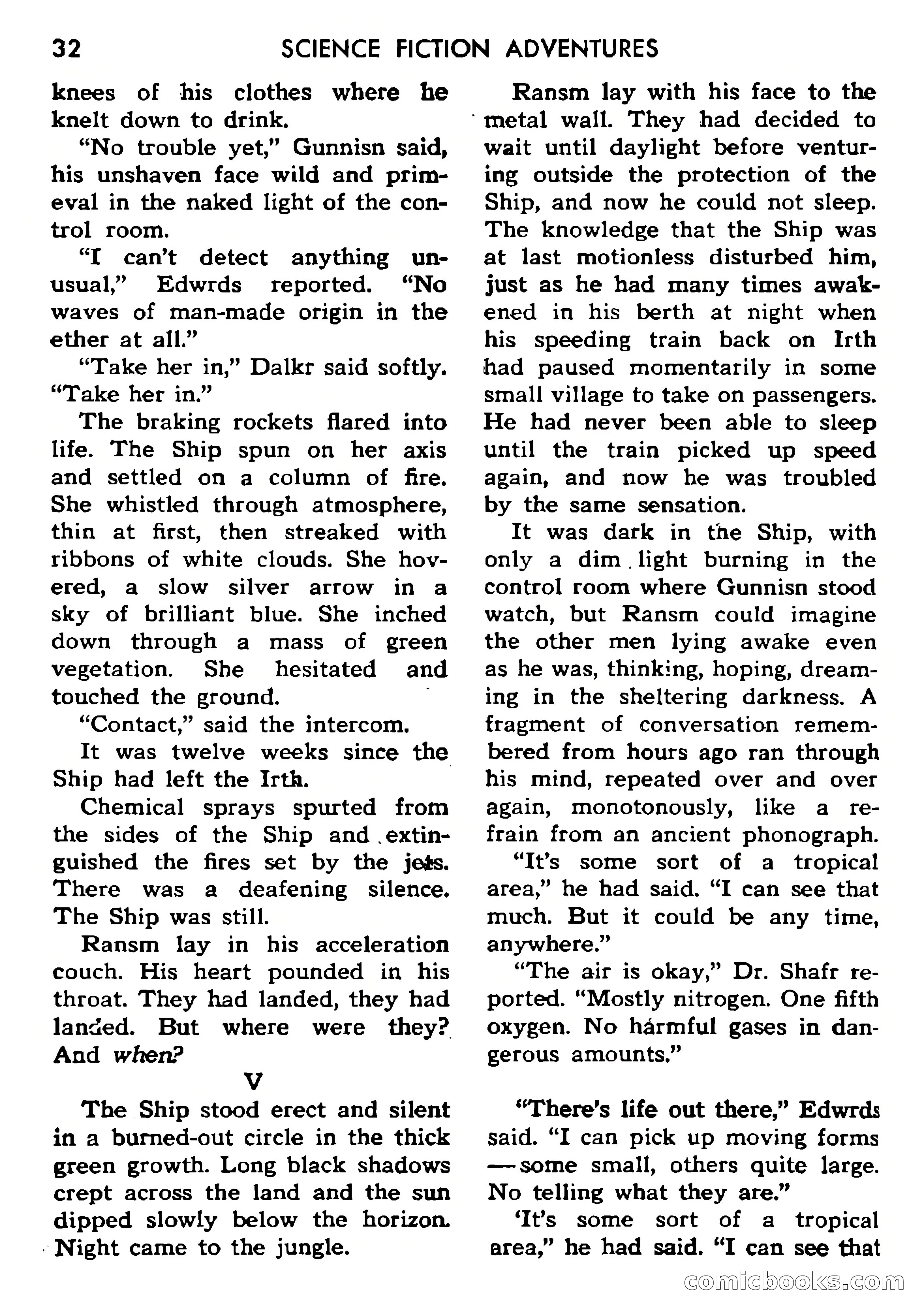 Science Fiction Adventures, Vol. 1, No. 1 — page 35 of 166