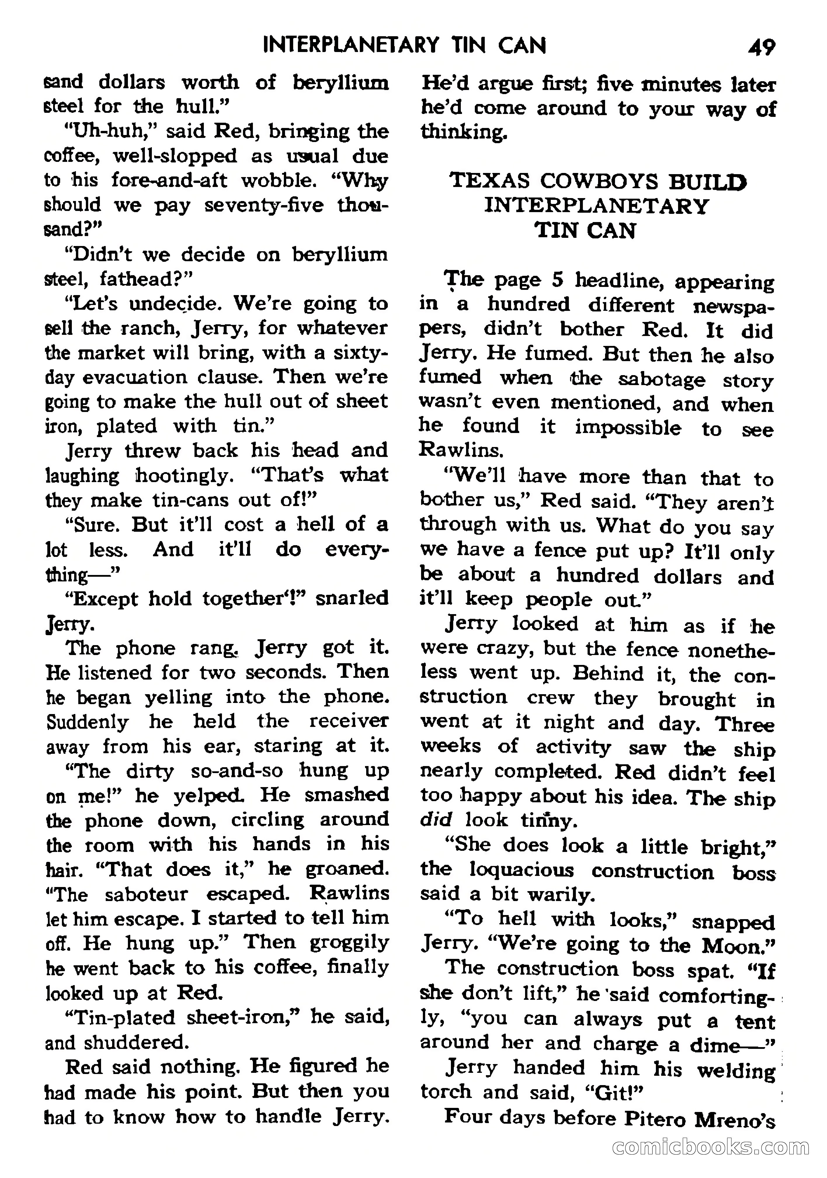 Science Fiction Adventures, Vol. 1, No. 1 — page 52 of 166