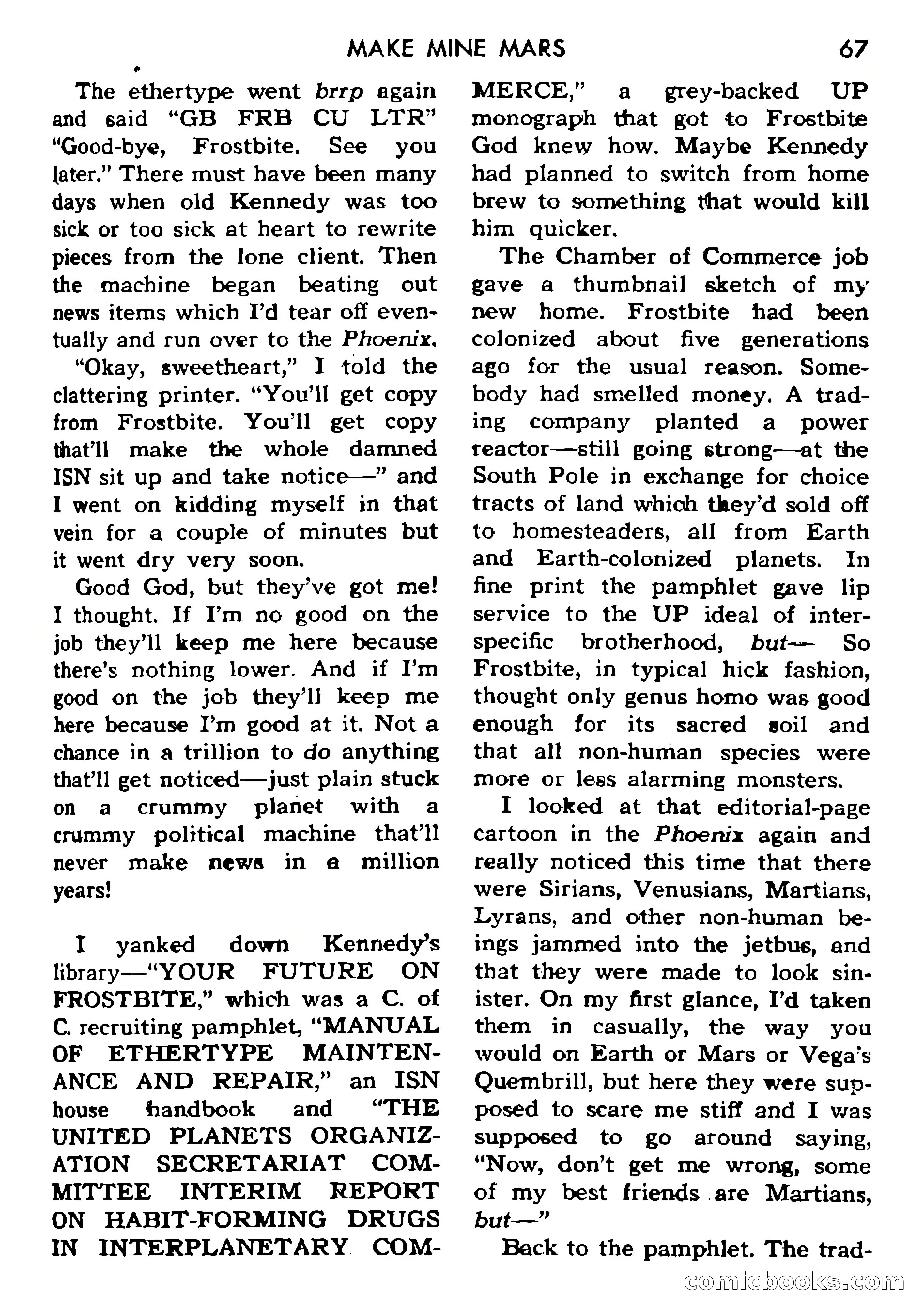 Science Fiction Adventures, Vol. 1, No. 1 — page 70 of 166