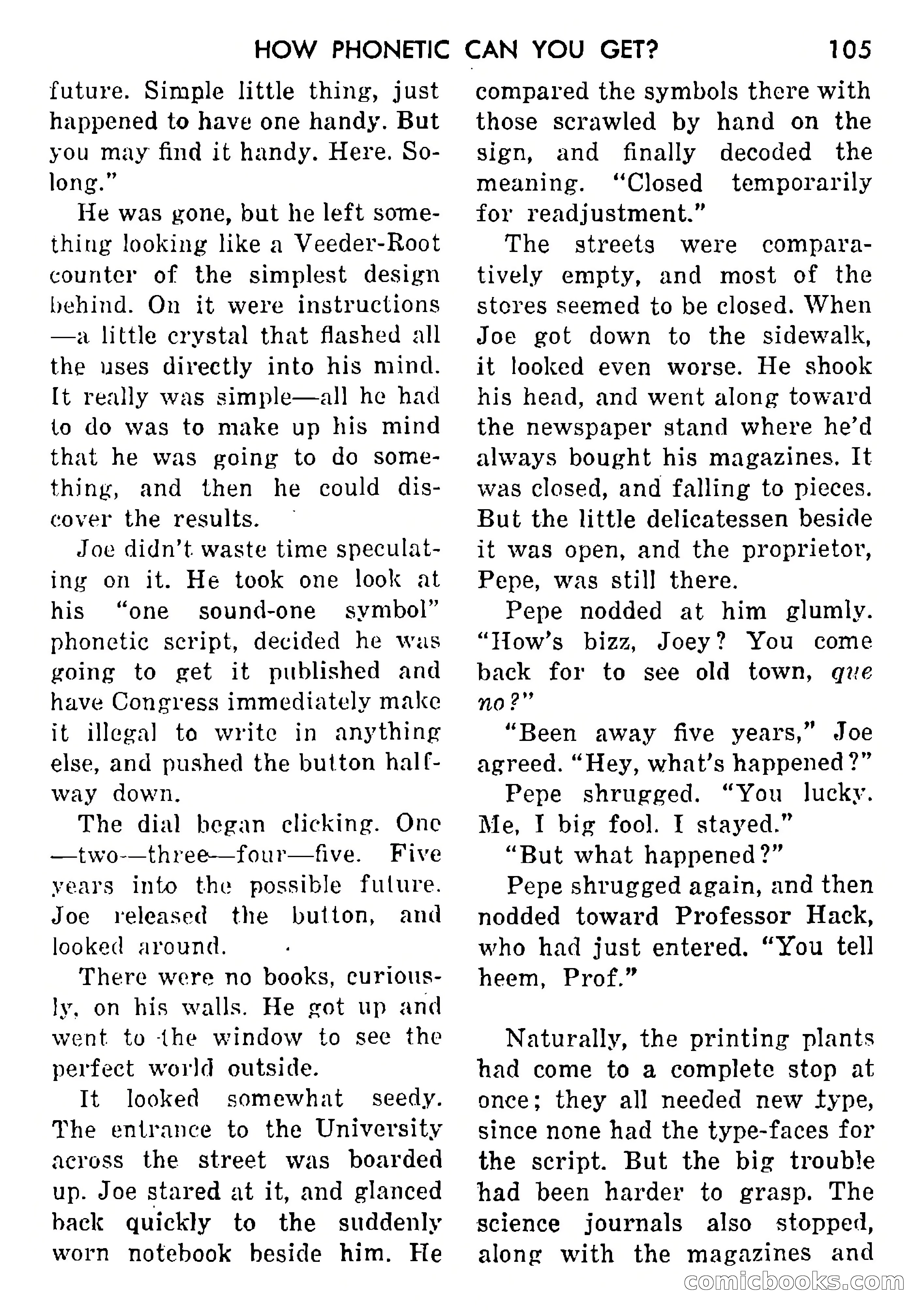 Science Fiction Adventures, Vol. 1, No. 1 — page 108 of 166