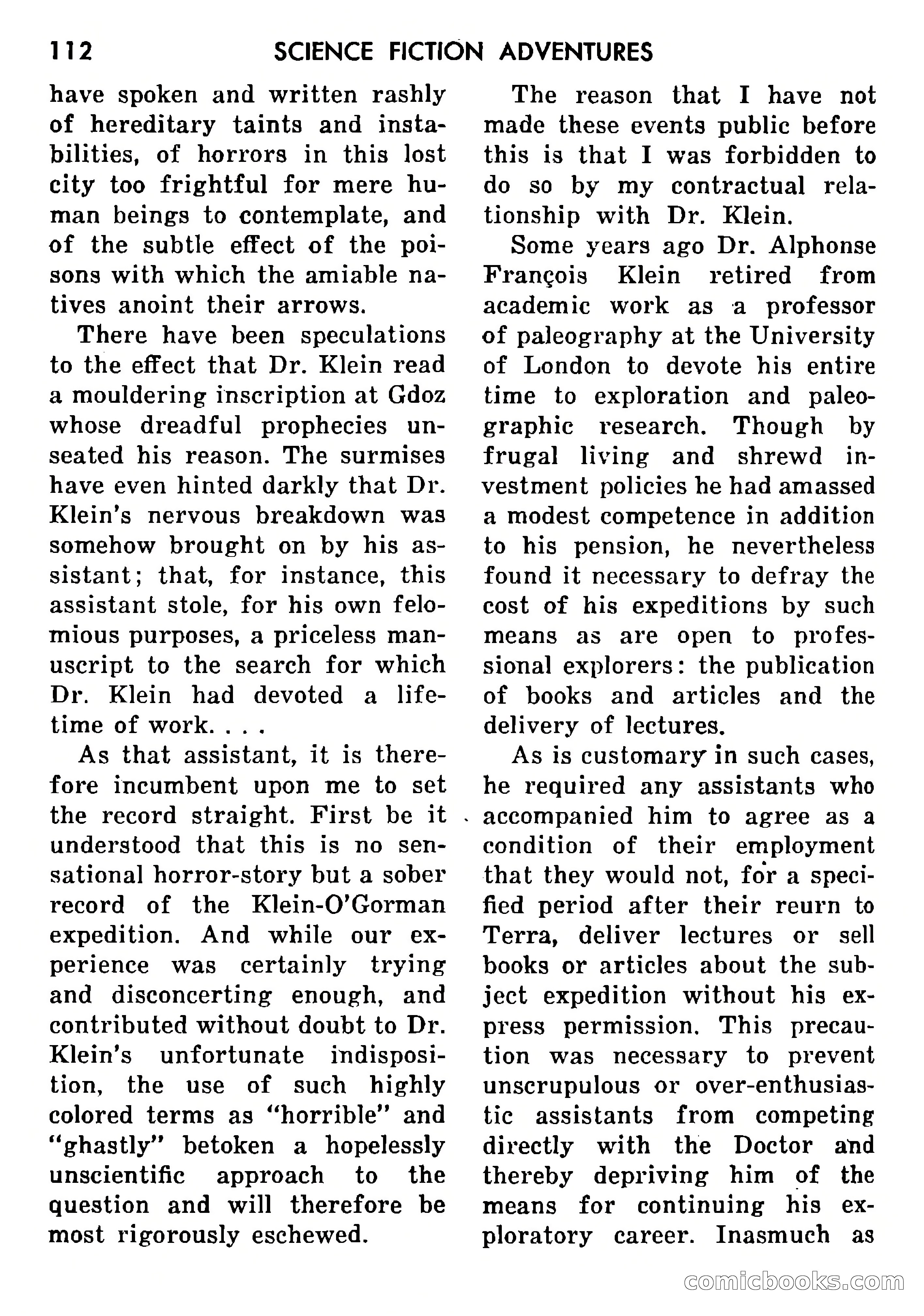 Science Fiction Adventures, Vol. 1, No. 1 — page 115 of 166