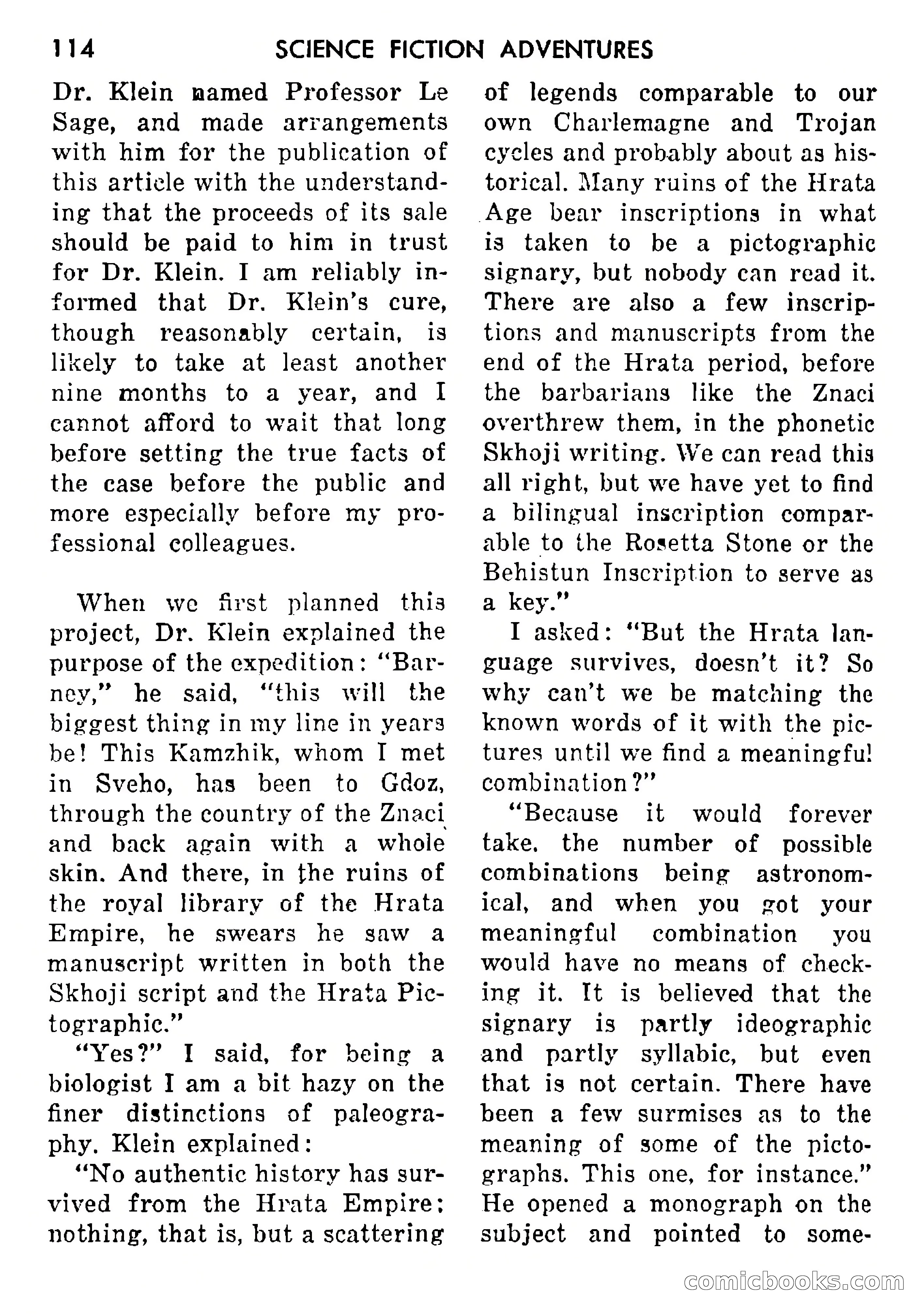 Science Fiction Adventures, Vol. 1, No. 1 — page 117 of 166