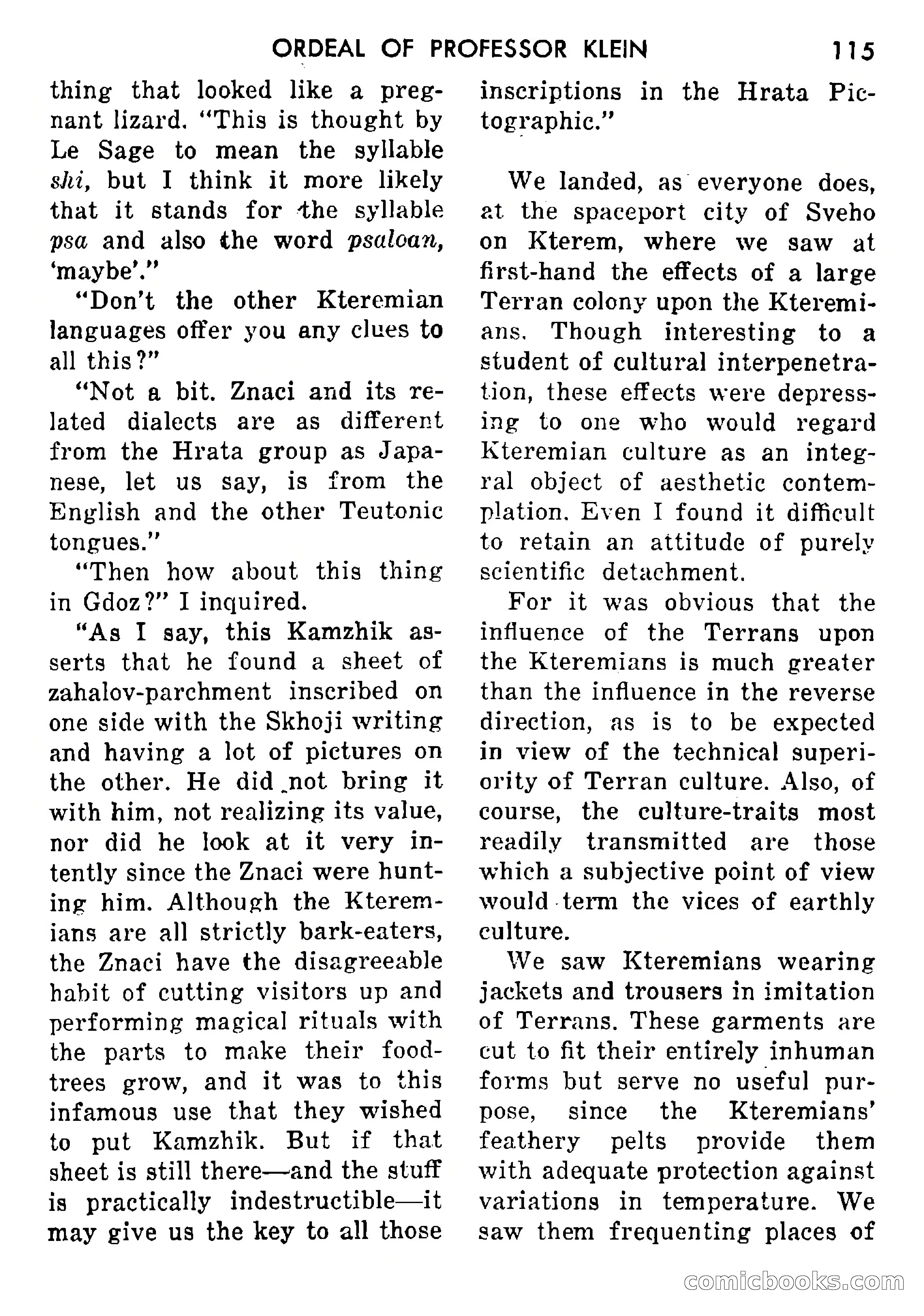 Science Fiction Adventures, Vol. 1, No. 1 — page 118 of 166
