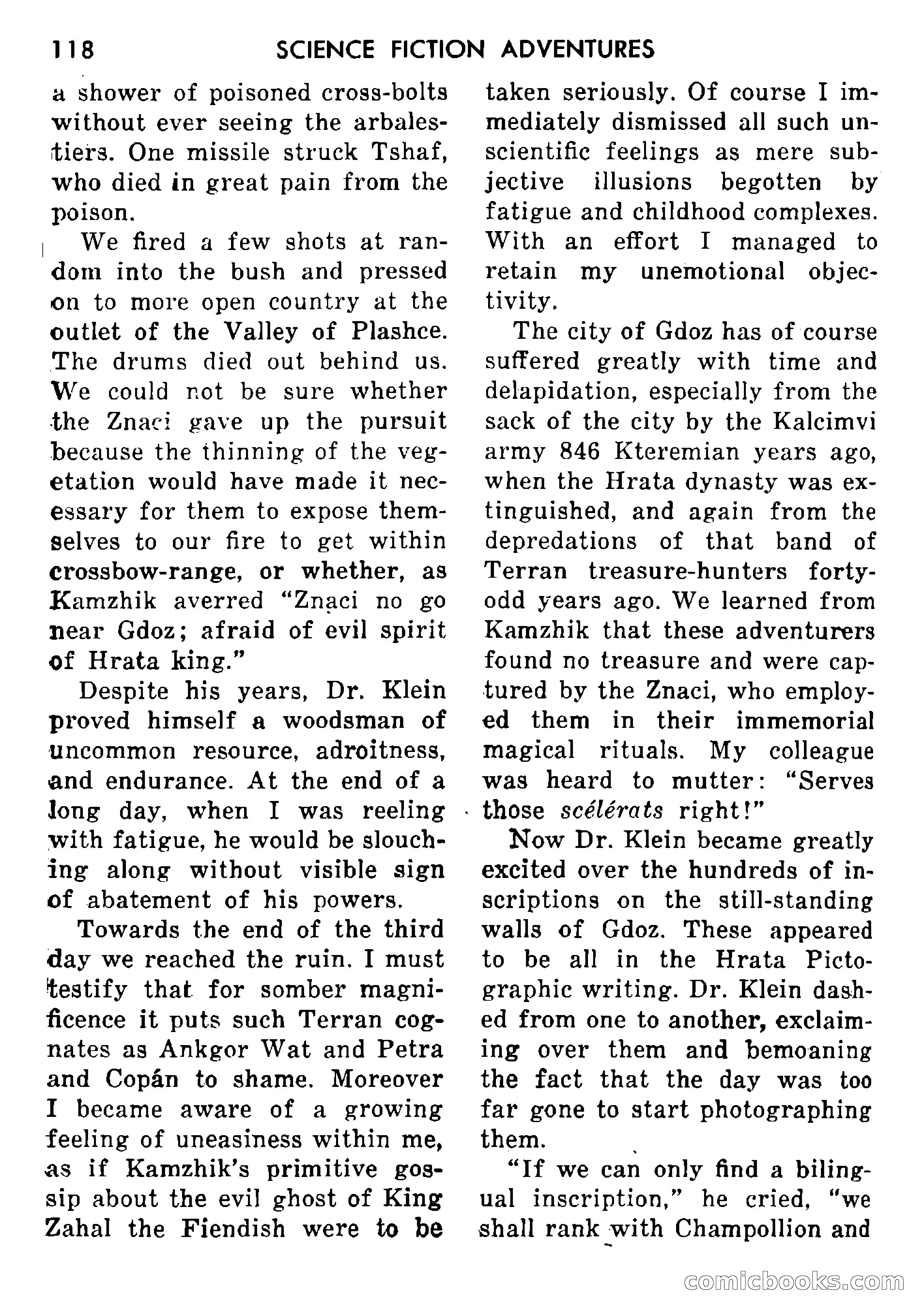 Science Fiction Adventures, Vol. 1, No. 1 — page 121 of 166