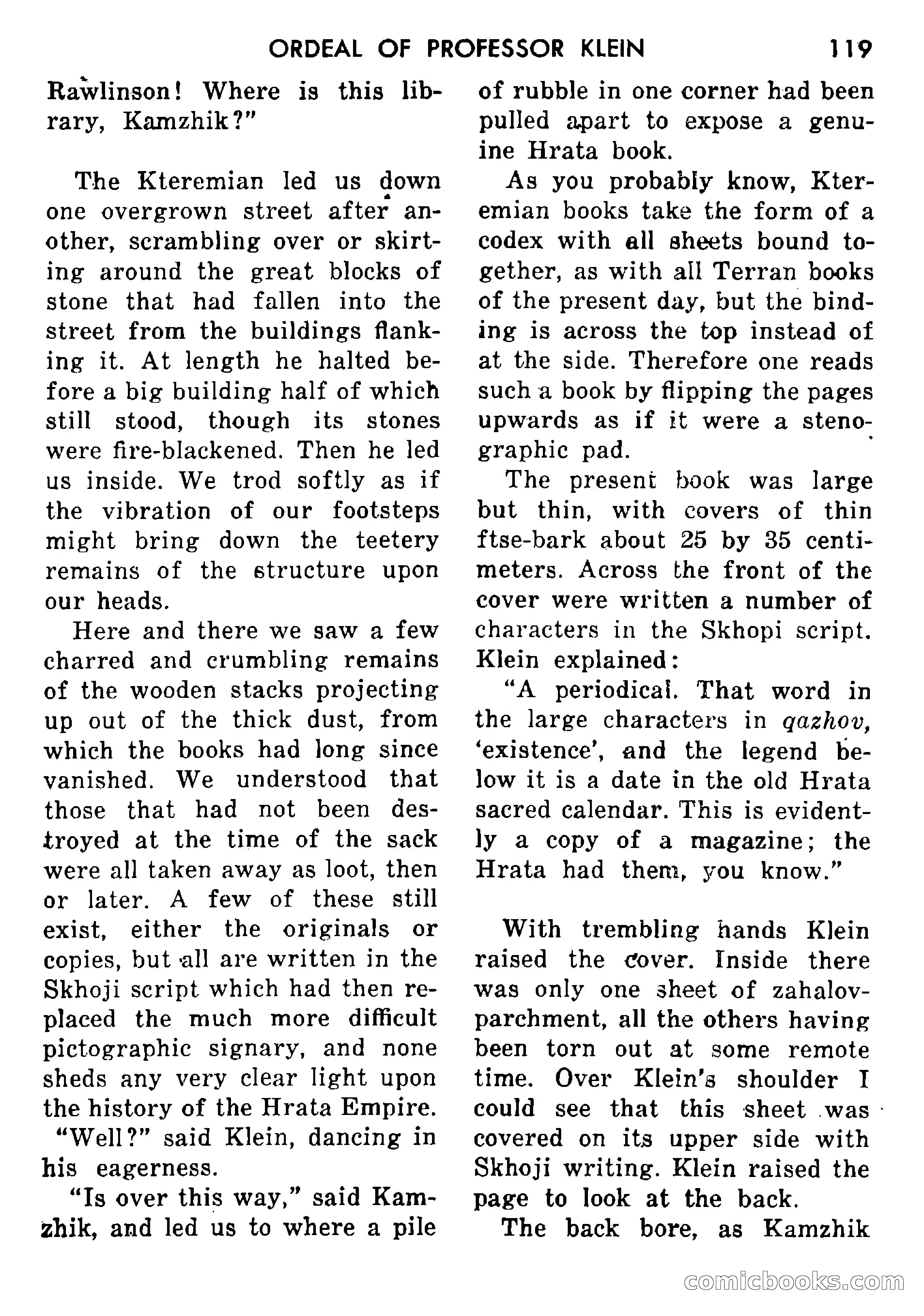 Science Fiction Adventures, Vol. 1, No. 1 — page 122 of 166