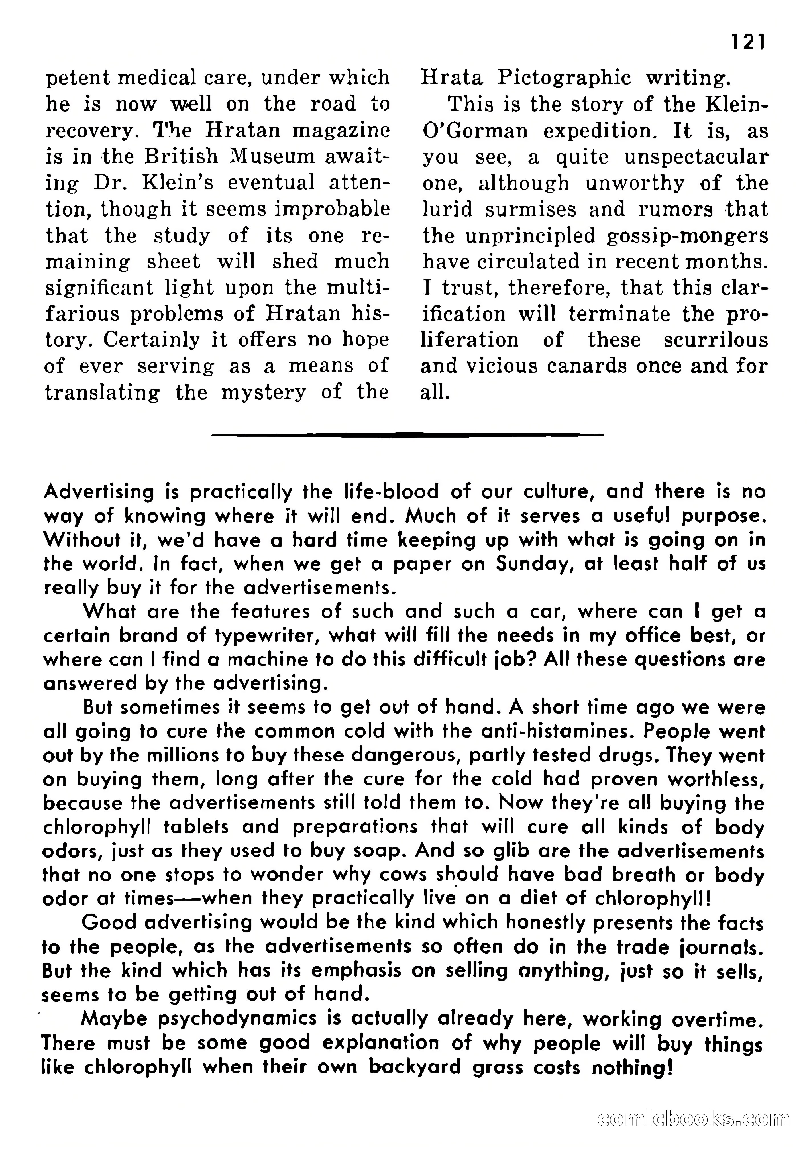 Science Fiction Adventures, Vol. 1, No. 1 — page 124 of 166