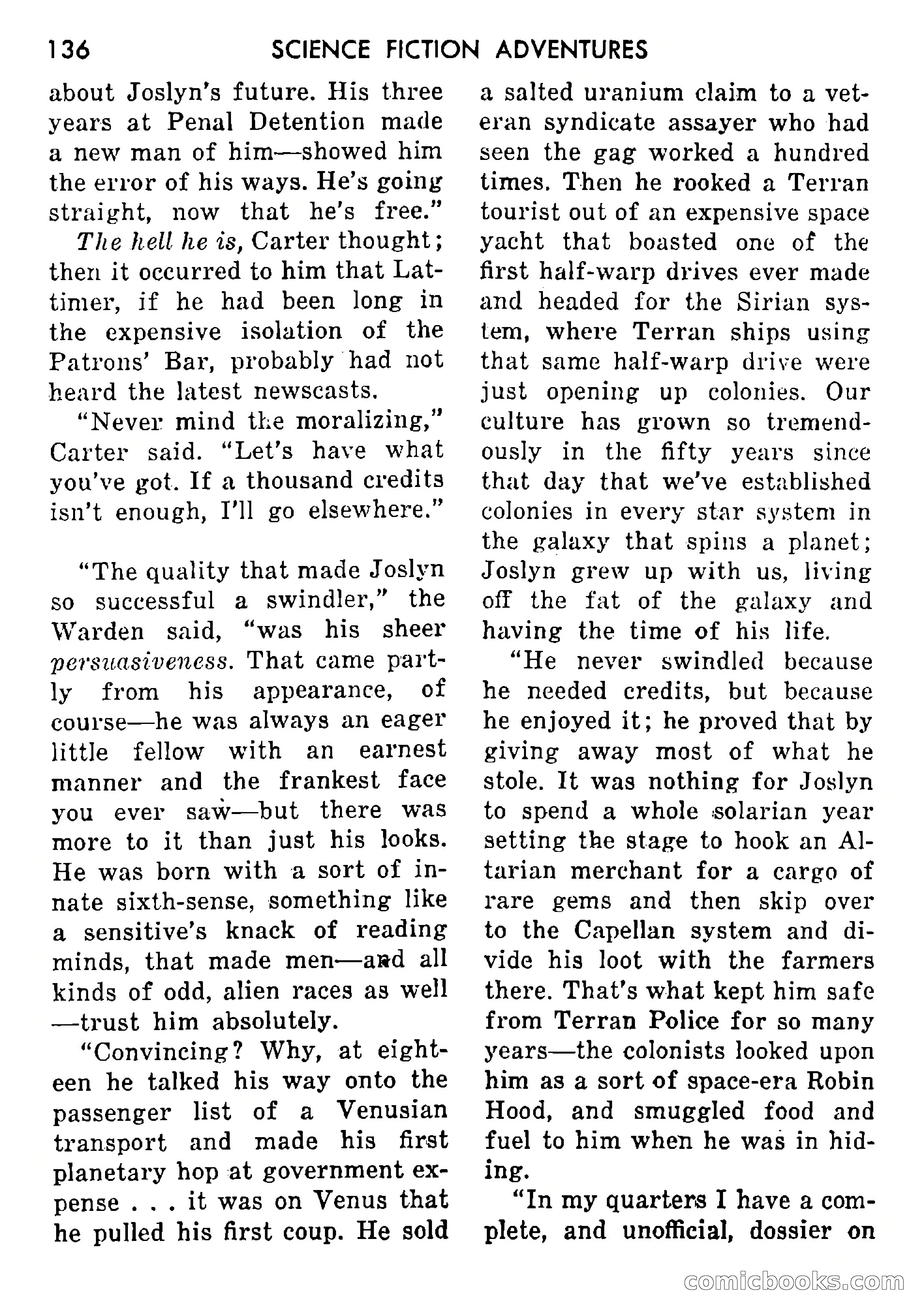 Science Fiction Adventures, Vol. 1, No. 1 — page 139 of 166