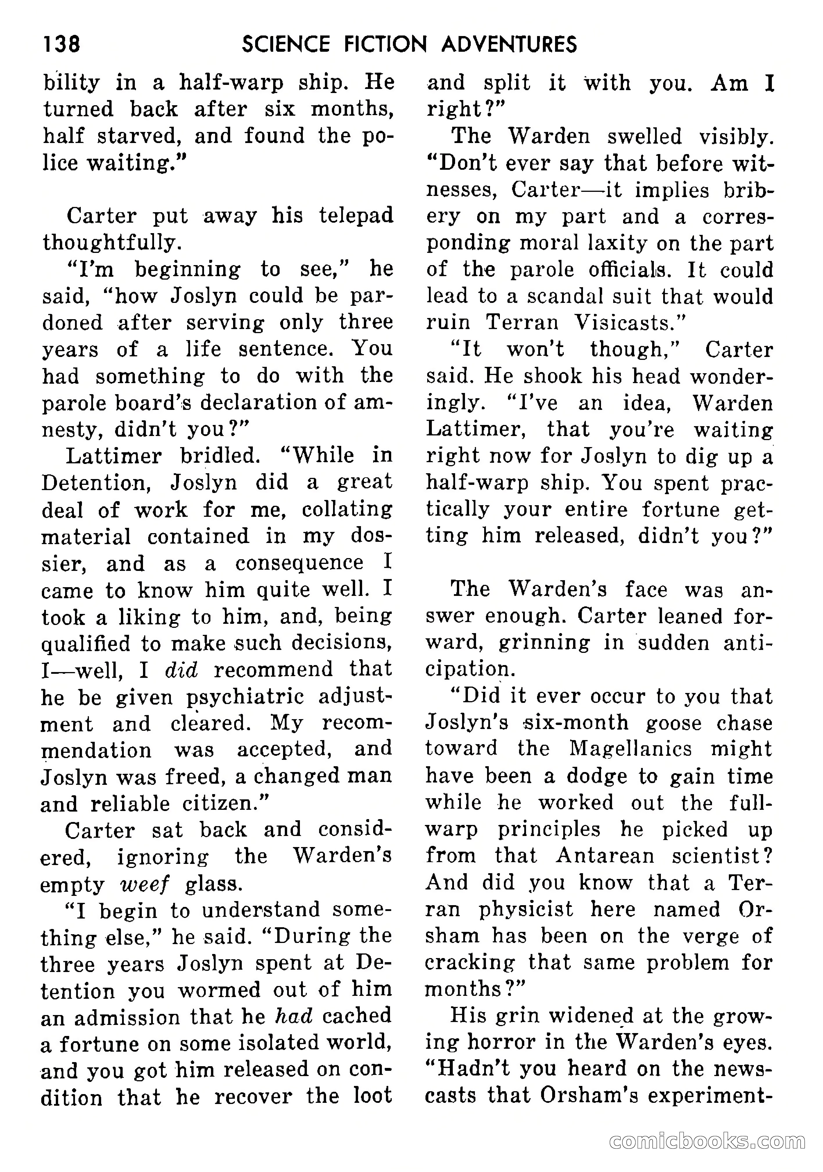 Science Fiction Adventures, Vol. 1, No. 1 — page 141 of 166