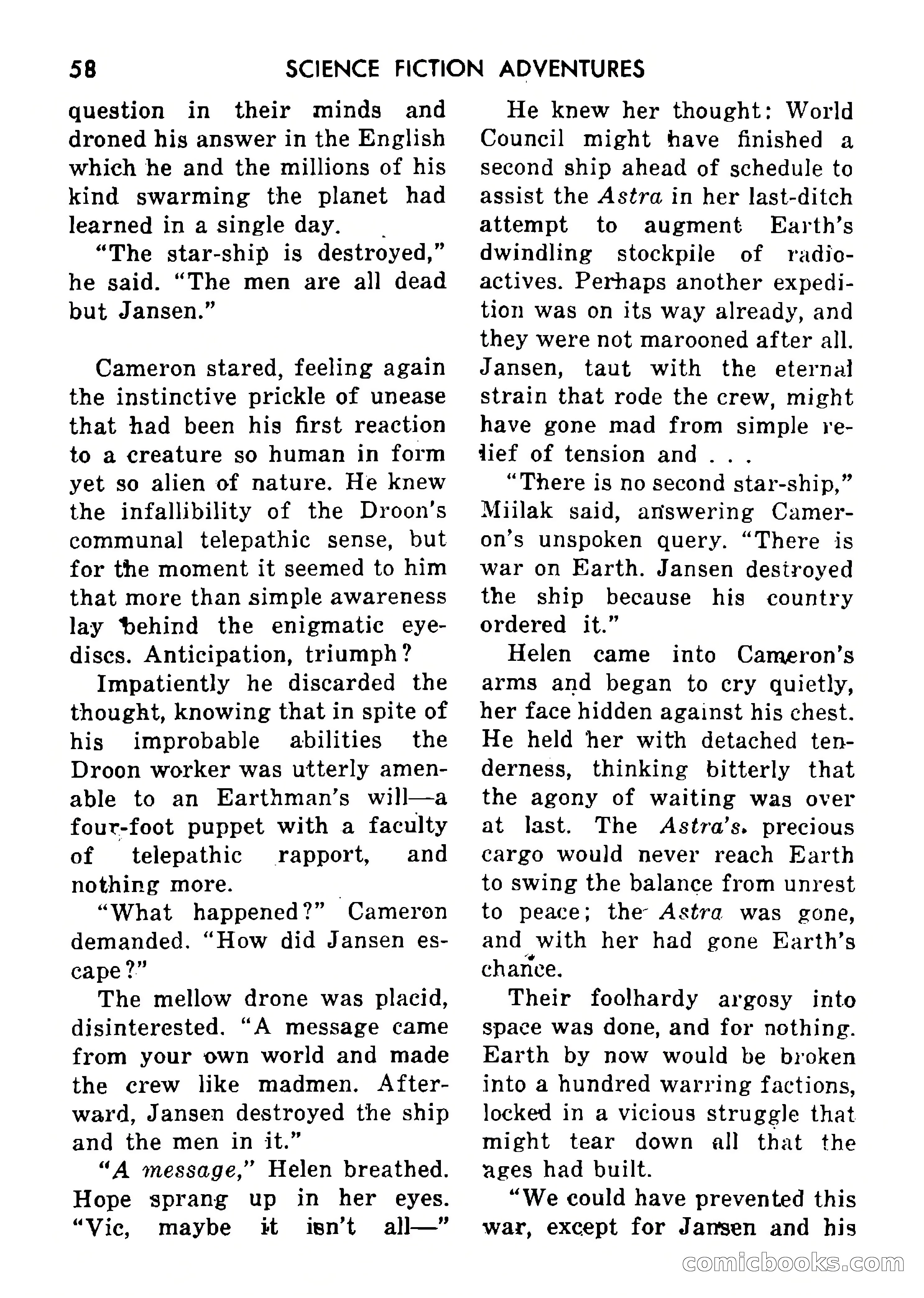 Science Fiction Adventures, Vol. 1, No. 3 — page 61 of 166