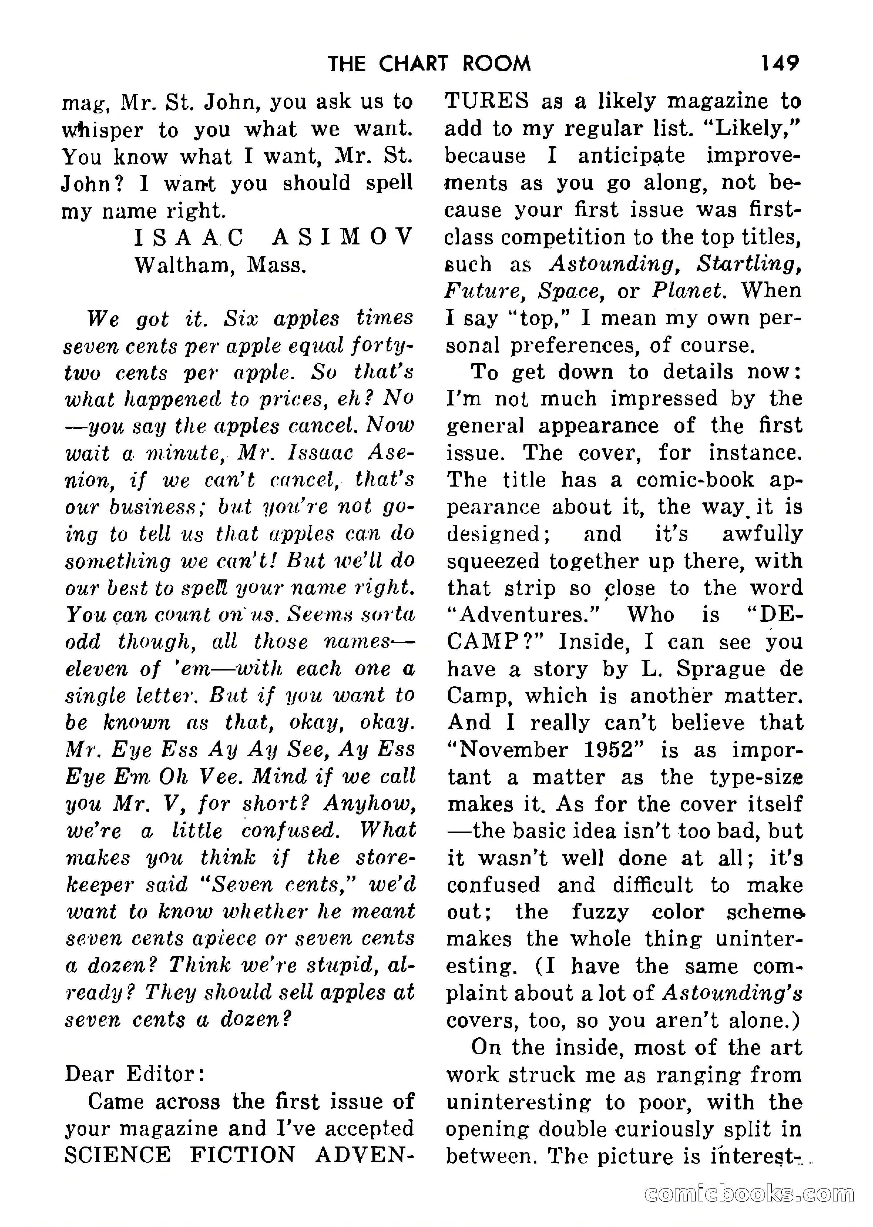 Science Fiction Adventures, Vol. 1, No. 3 — page 152 of 166
