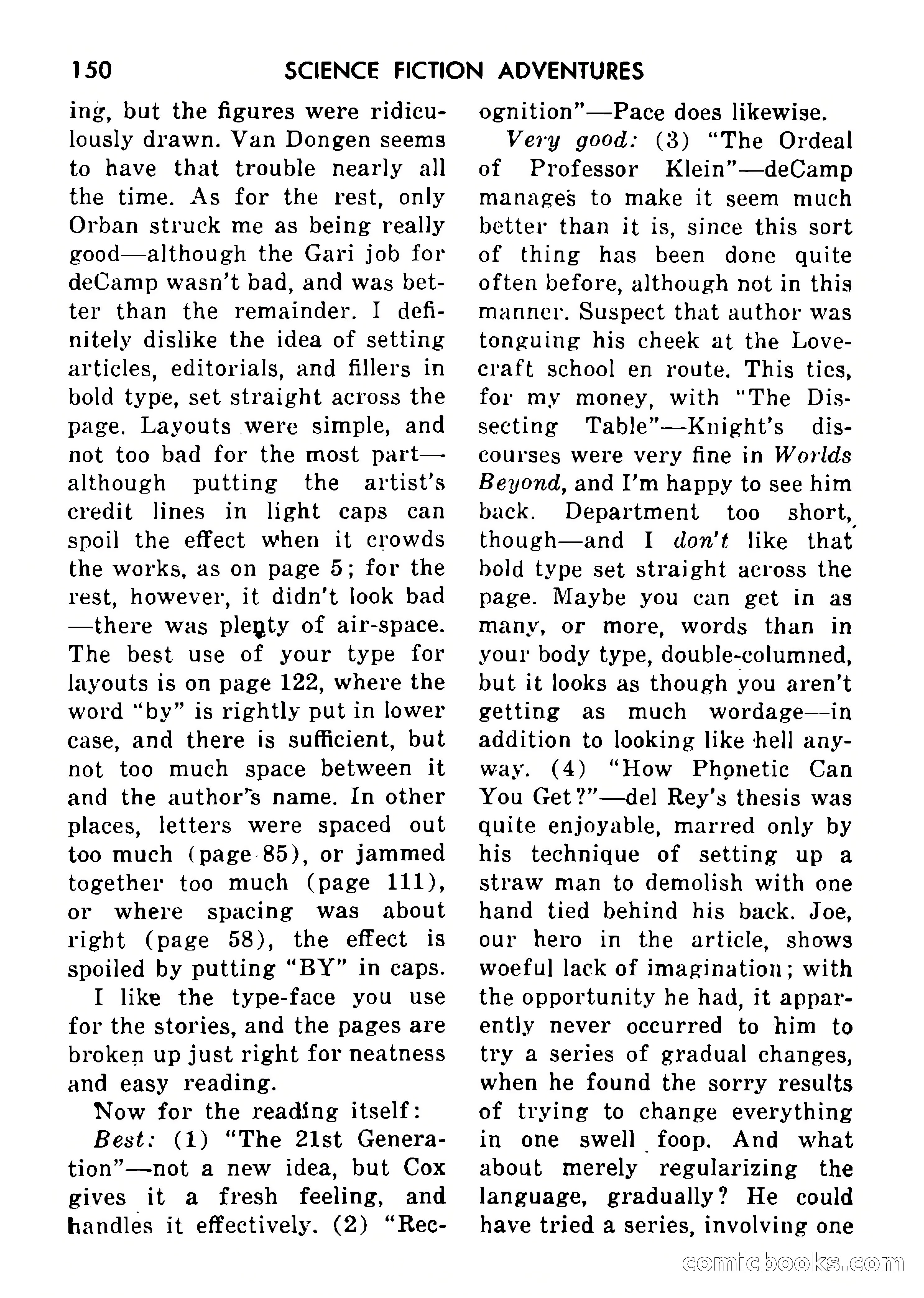 Science Fiction Adventures, Vol. 1, No. 3 — page 153 of 166