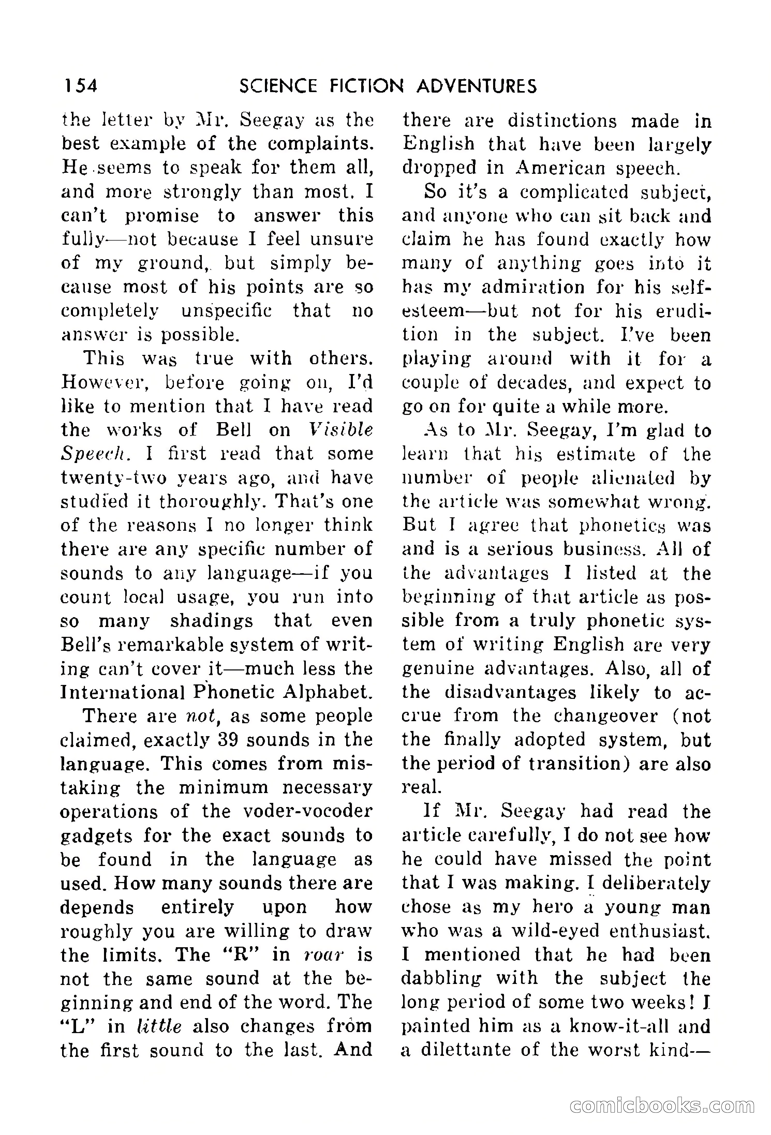 Science Fiction Adventures, Vol. 1, No. 4 — page 157 of 166