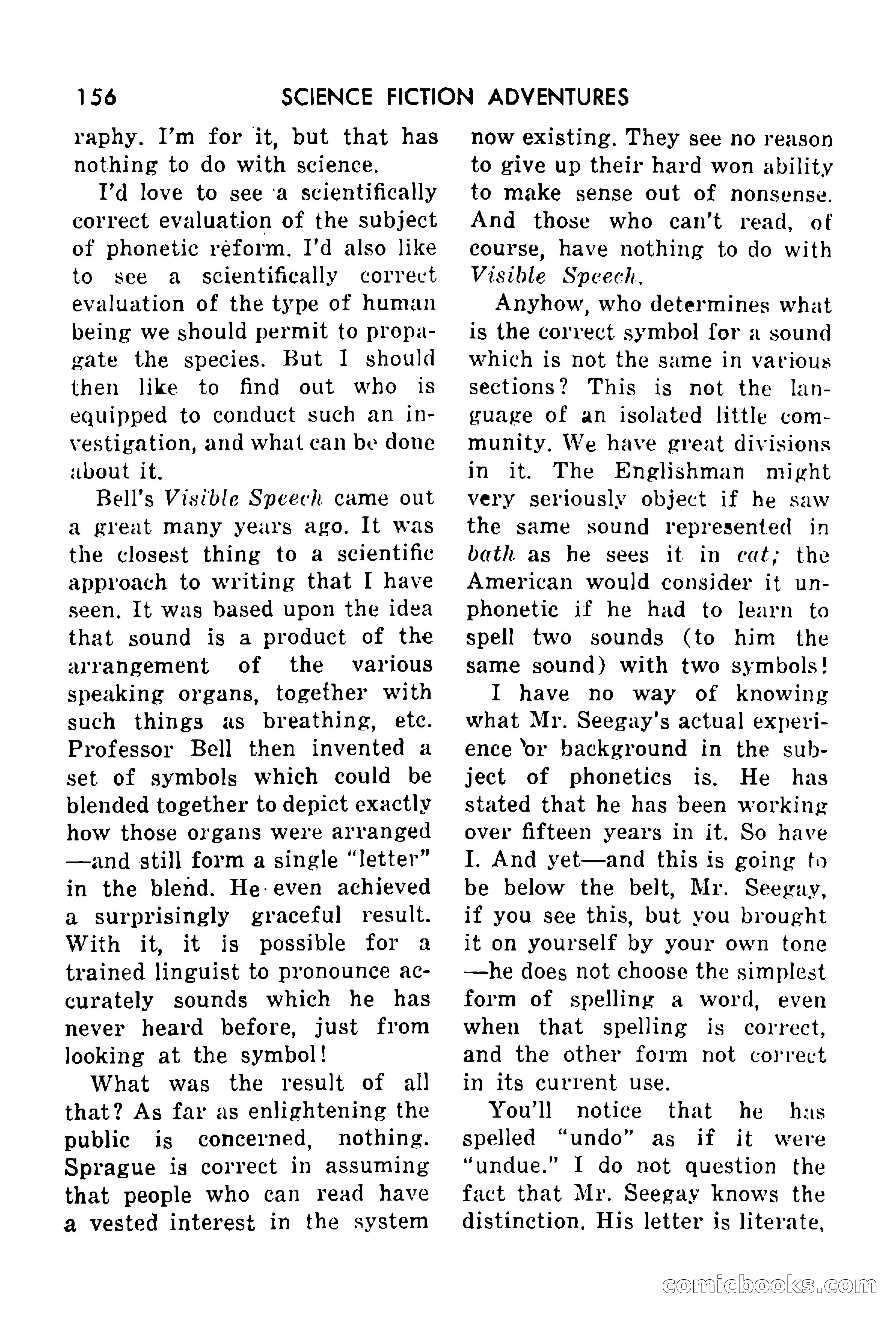 Science Fiction Adventures, Vol. 1, No. 4 — page 159 of 166