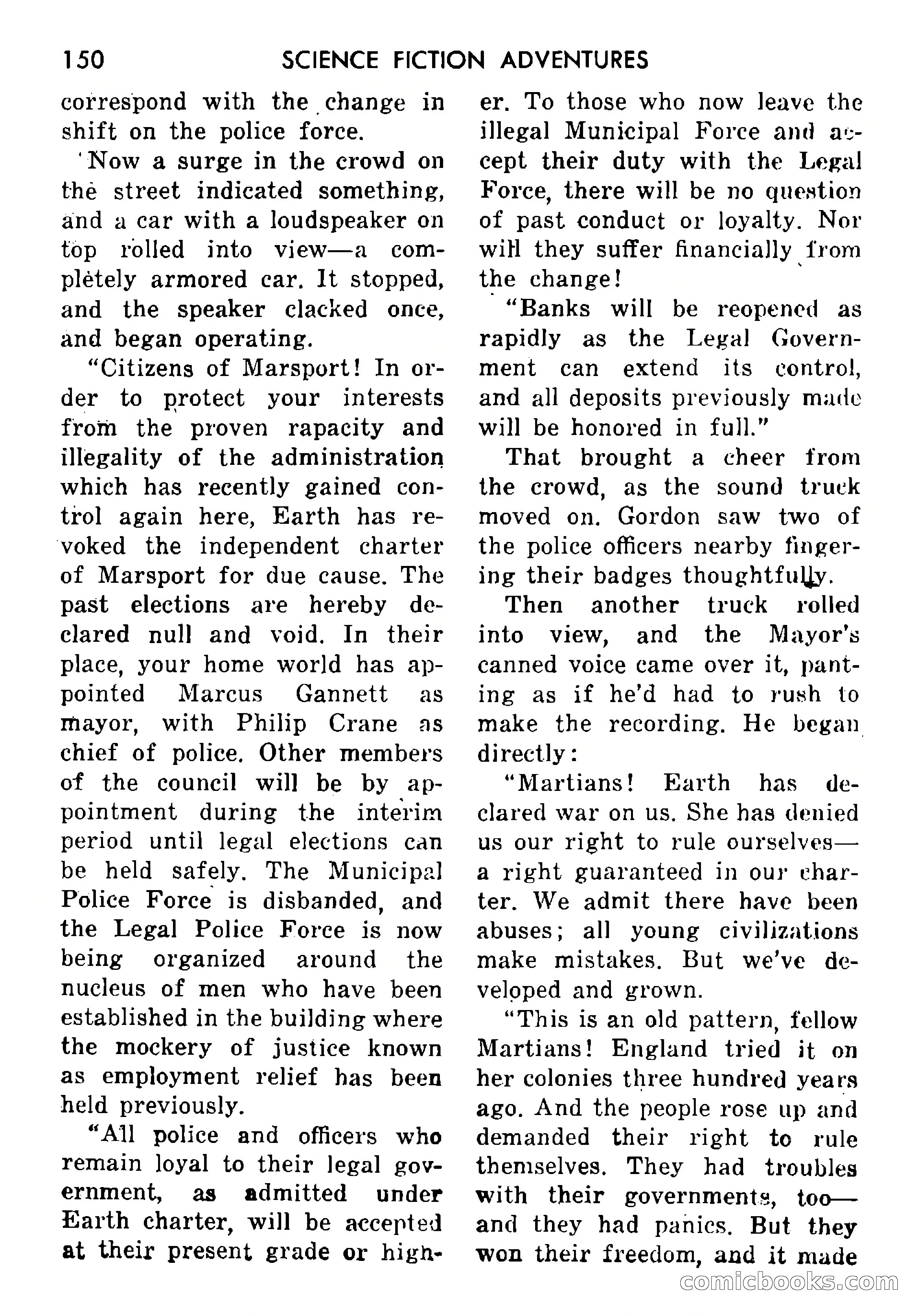 Science Fiction Adventures, Vol. 1, No. 5 — page 153 of 166
