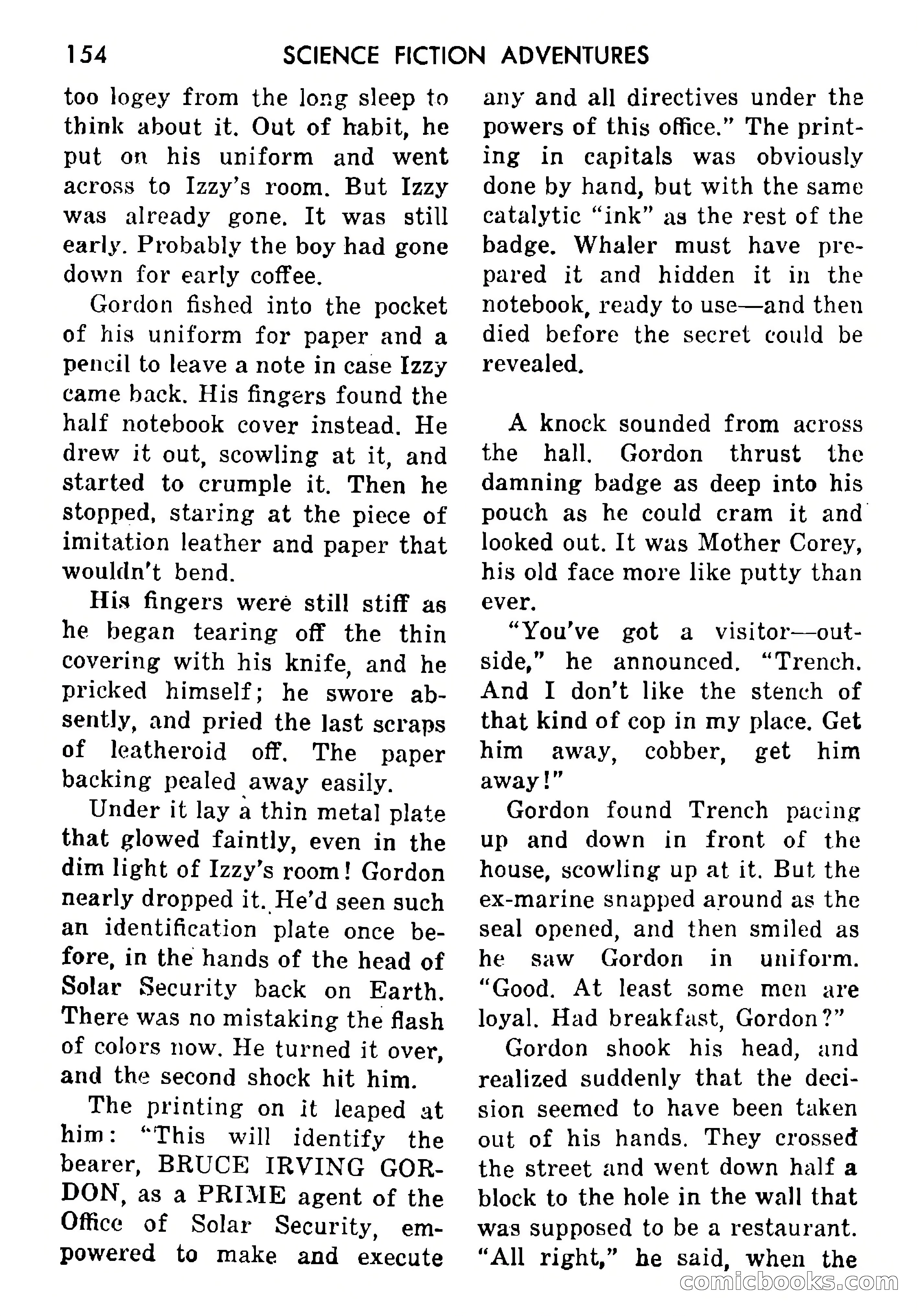 Science Fiction Adventures, Vol. 1, No. 5 — page 157 of 166