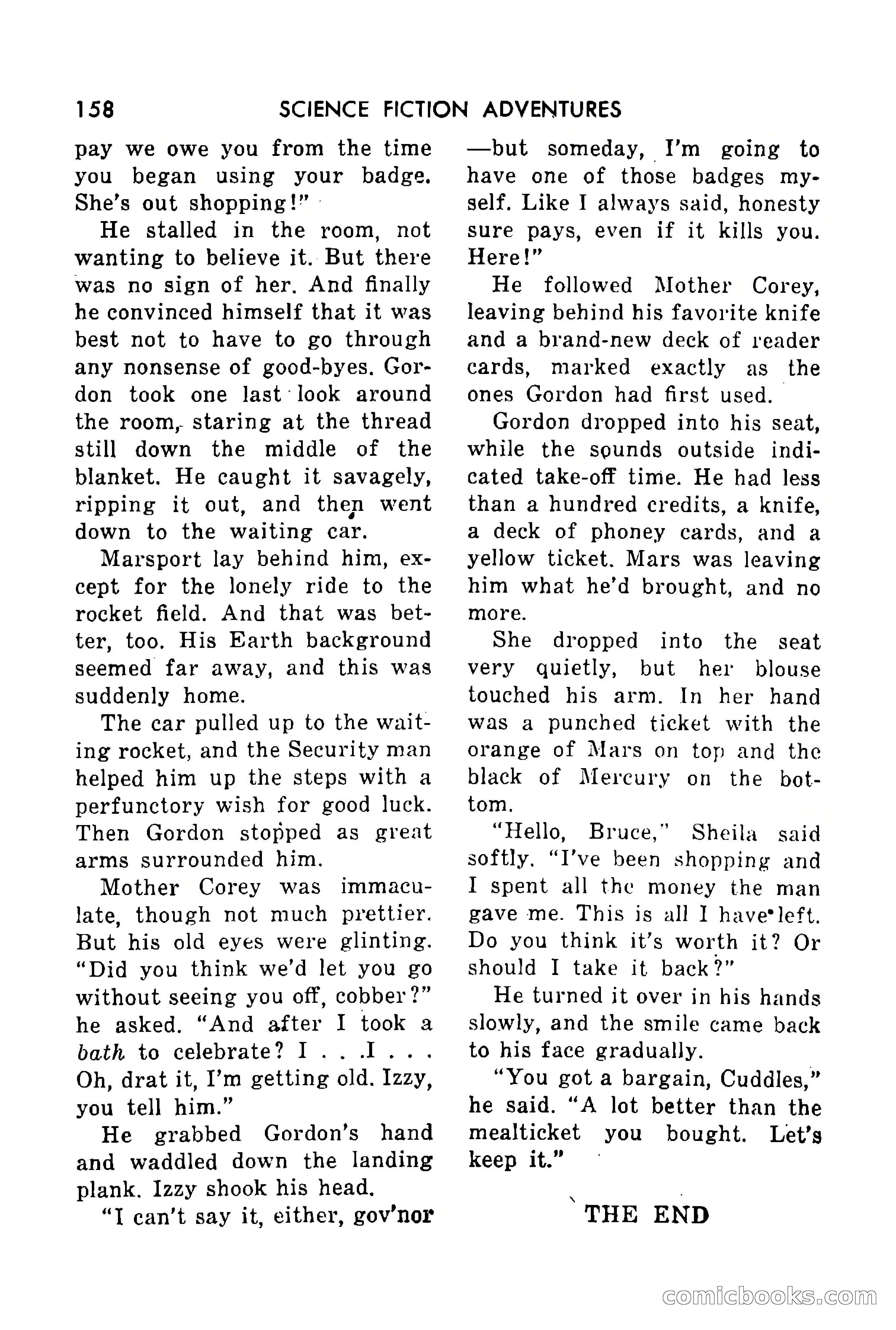 Science Fiction Adventures, Vol. 1, No. 6 — page 161 of 166